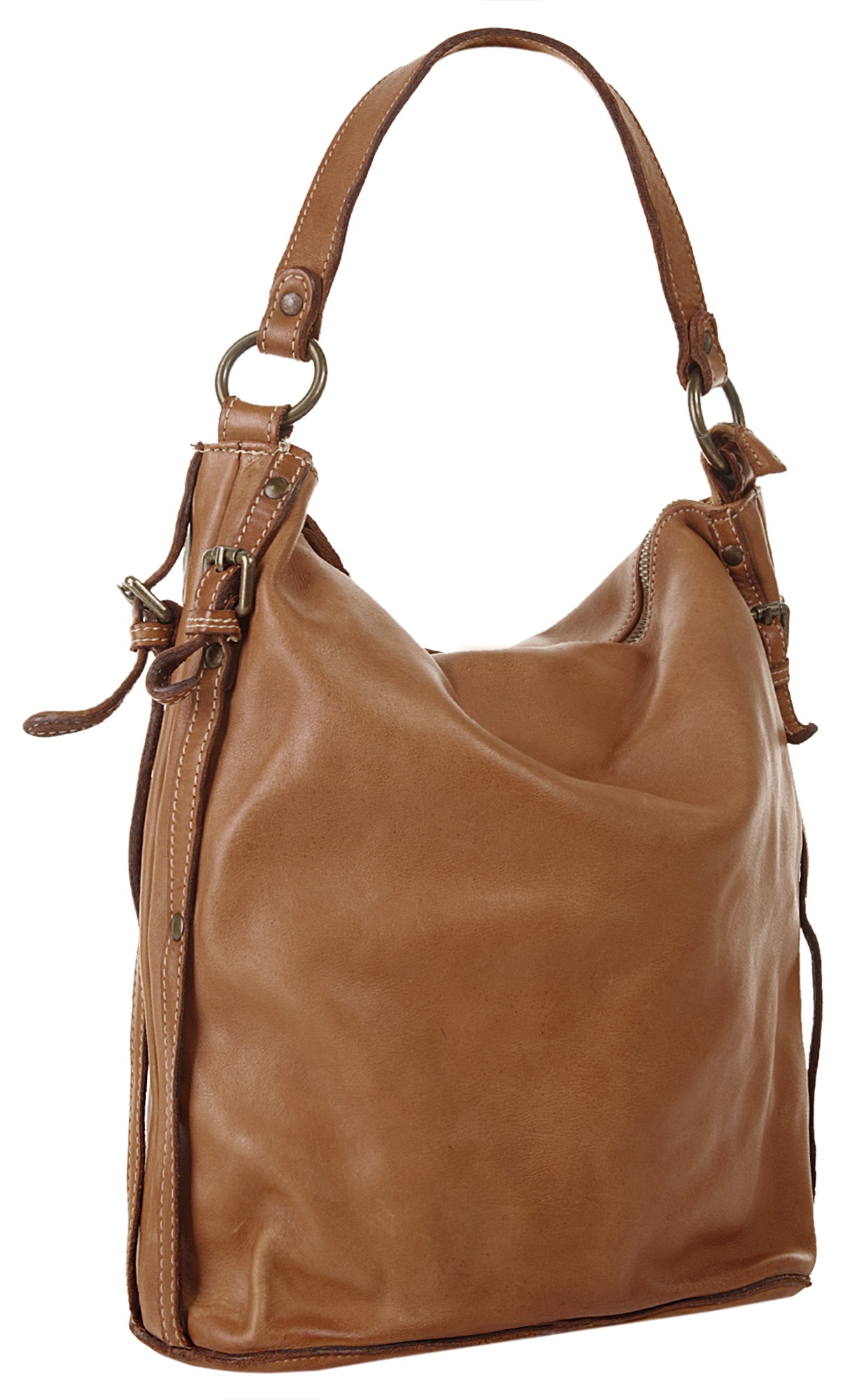 Cluty Umhängetasche "CLUTY Damen echt Leder, Made in Italy" echt Leder, Made in Italy