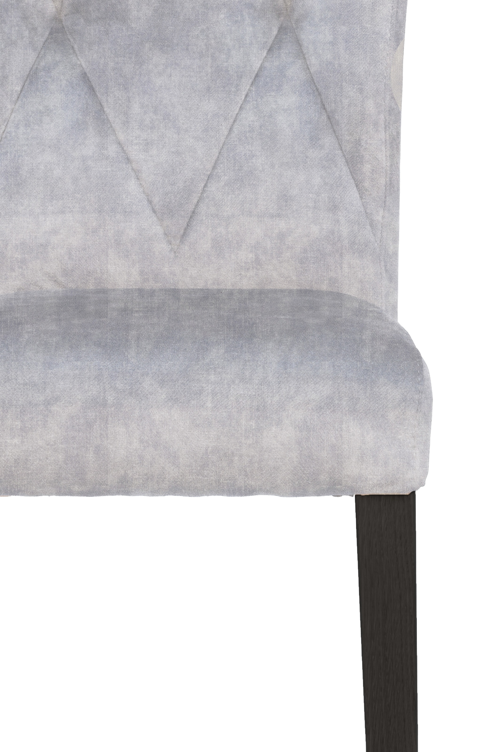 Home affaire 4-Fussstuhl »Diamond«, (Set), 2 St., Samtvelours, Sitz und Ruecken gepolstert