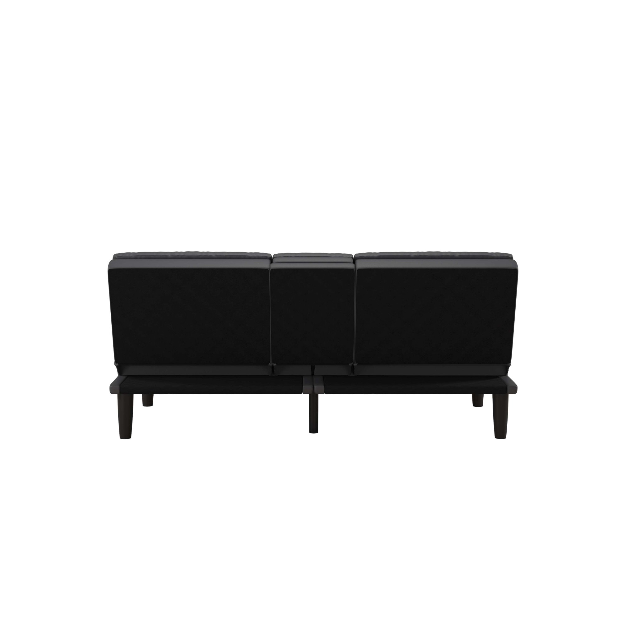 Dorel Home Schlafsofa »MAINE, Kinosofa mit Relax- und Bettfunktion, 2 Getränkehalter,«, Liegefläche 190 x 110 cm, Webstoff und Kunstleder