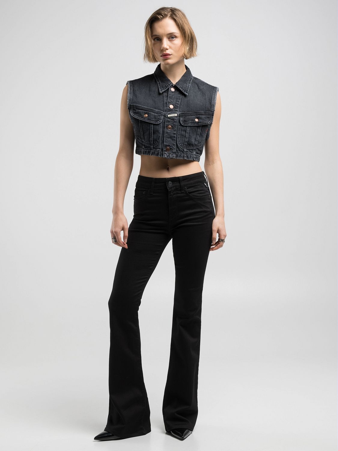 Replay 5-Pocket-Jeans »JOELLA«, im Flare Fit