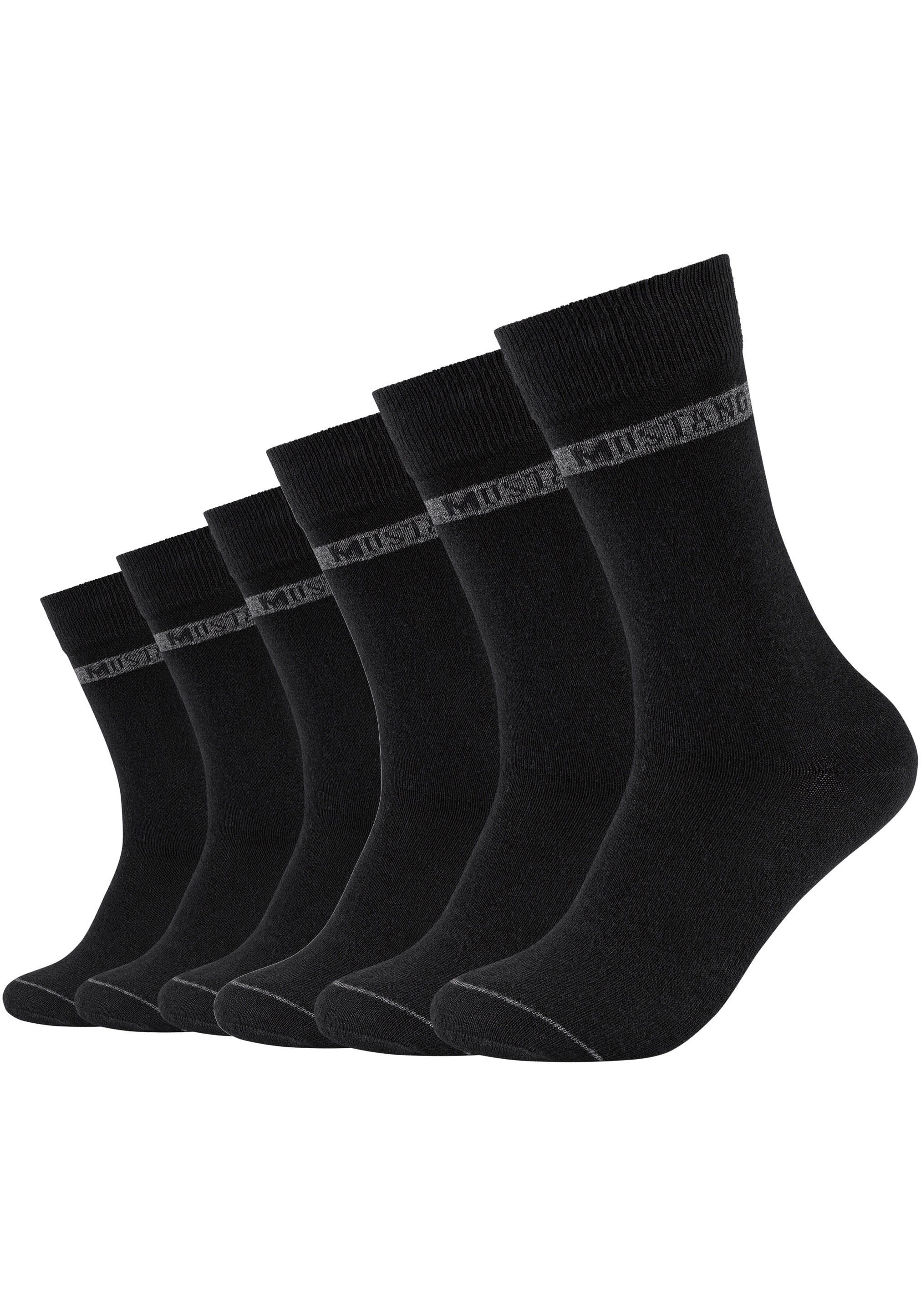 Socken, Paar), MUSTANG (Packung, Jelmoli-Versand shoppen Komfortbund | und Weicher online 6 elastischer