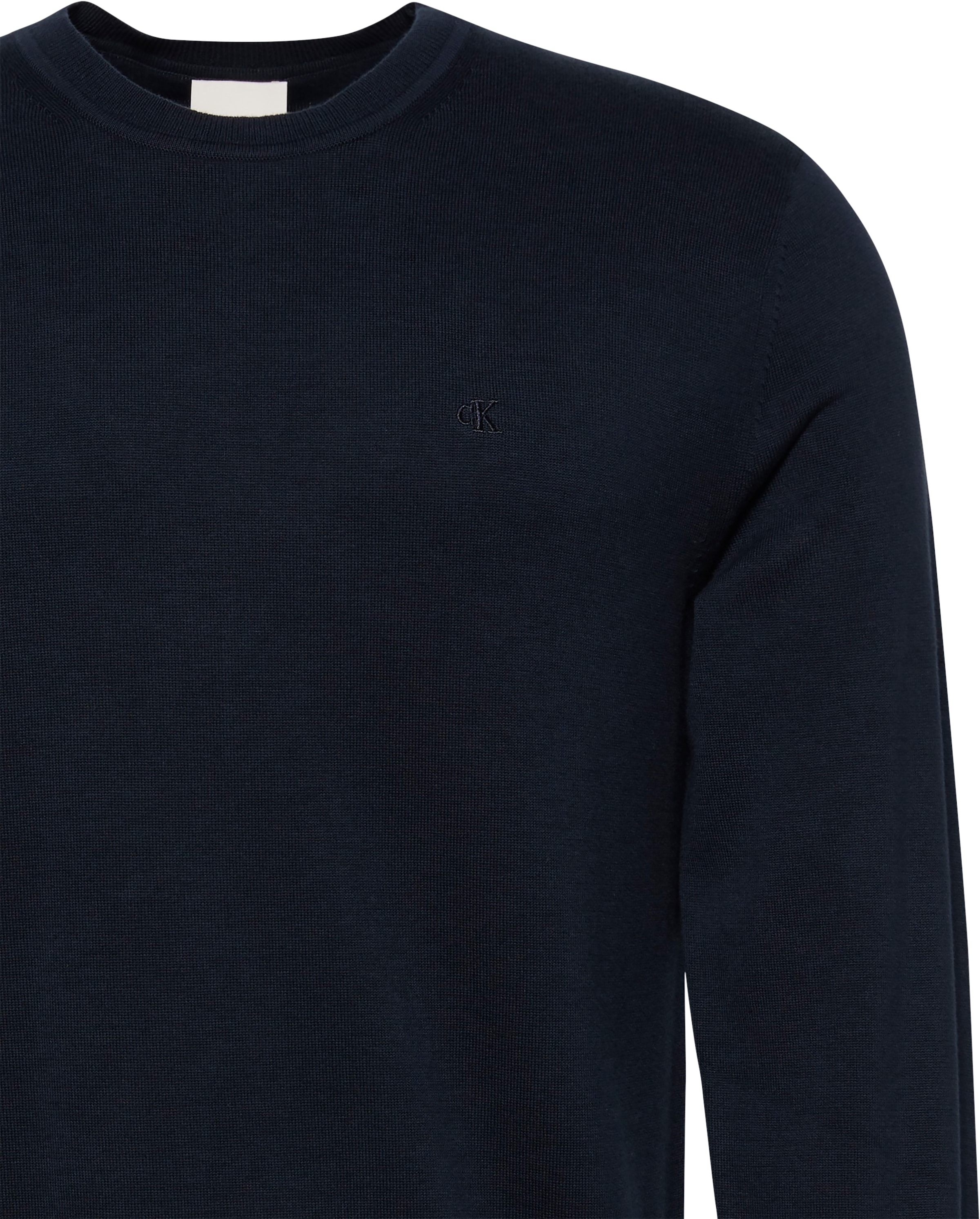 Calvin Klein Strickpullover »LS SUPIMA COTTON CREW 14GG«, Mit Rundhalsausschnitt