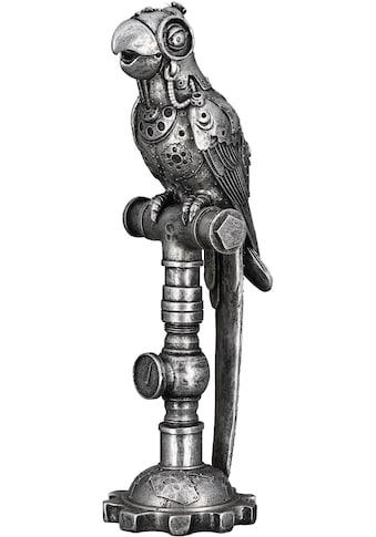 Tierfigur »Skulptur Parrot Steampunk«