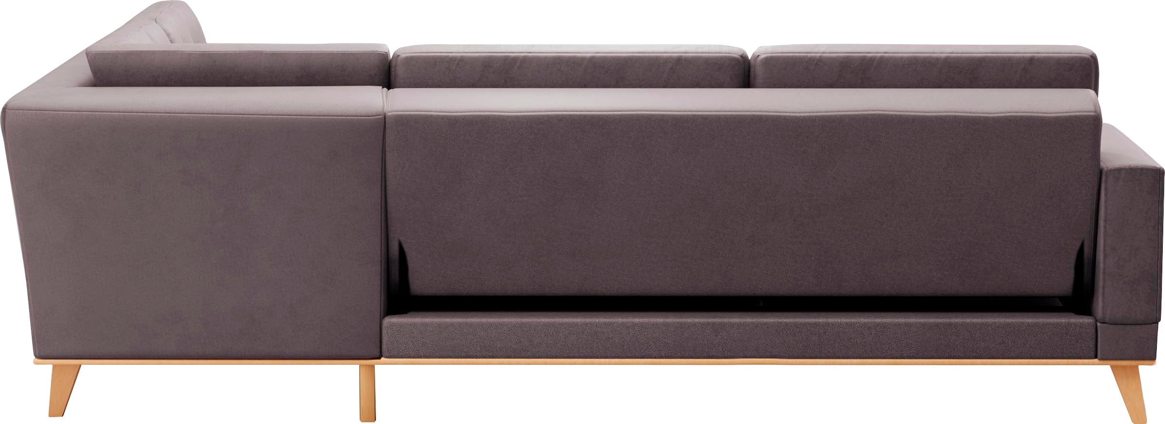 sit&more Ecksofa »Lavida L-Form«, wahlweise mit Kippfunktion und Bettkasten