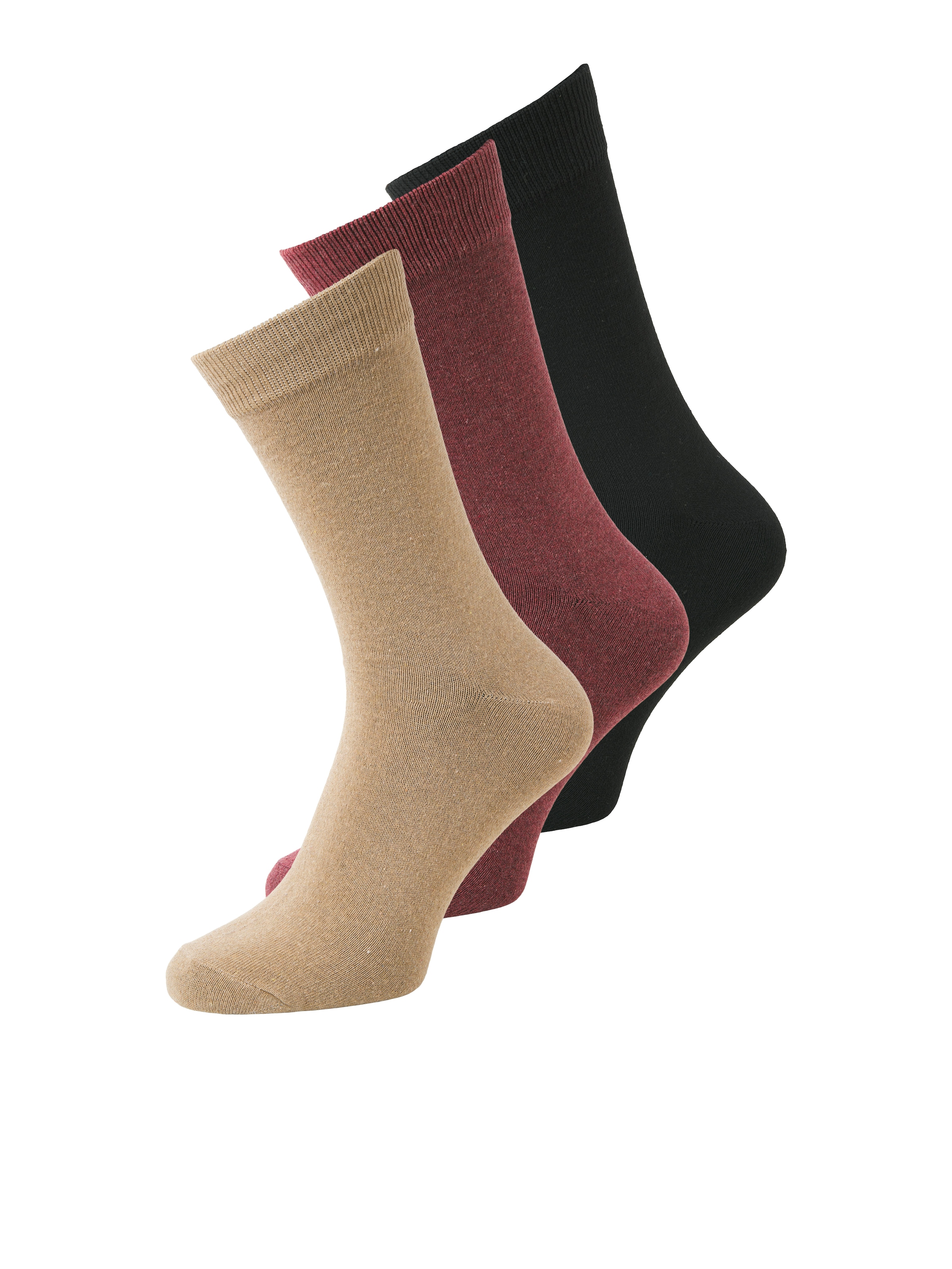 Jack & Jones Freizeitsocken "JACORDINARY SOCKS 3 PACK NOOS" Packung, 3 Stk. tlg.