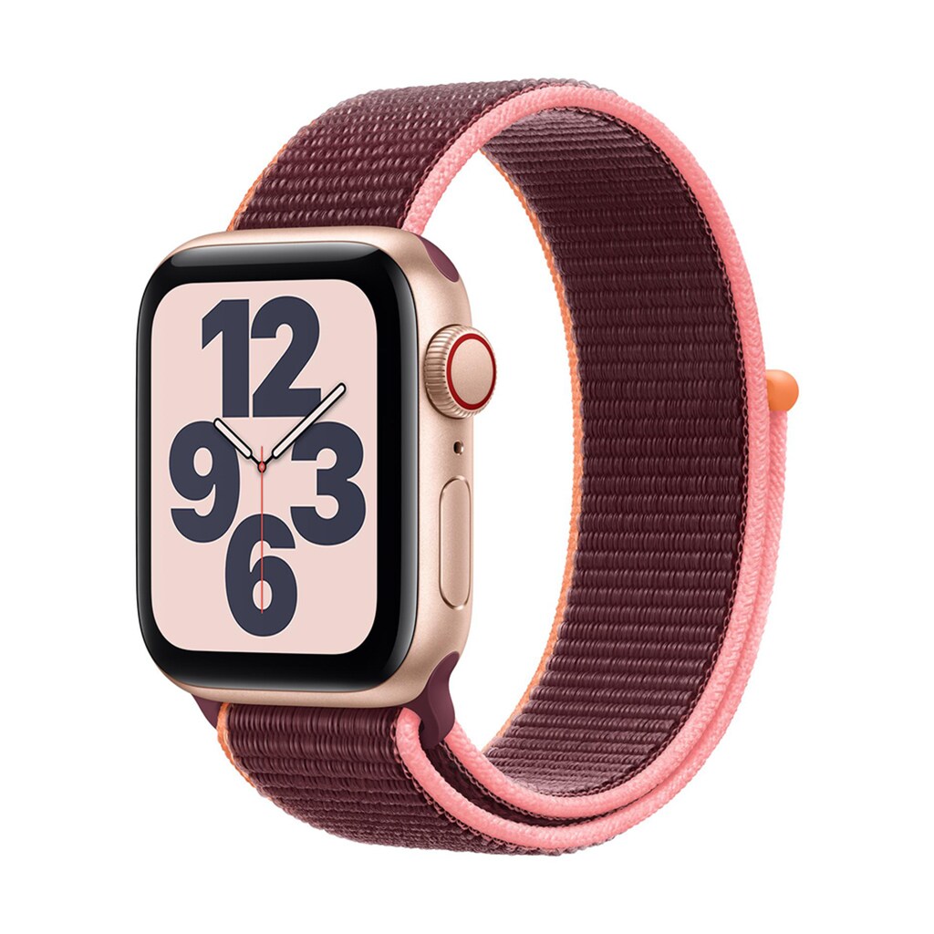 Apple Smartwatch »Serie SE, GPS Cellular, 40 mm Aluminium-Gehäuse mit Sportarmband Loop«, (Watch OS)