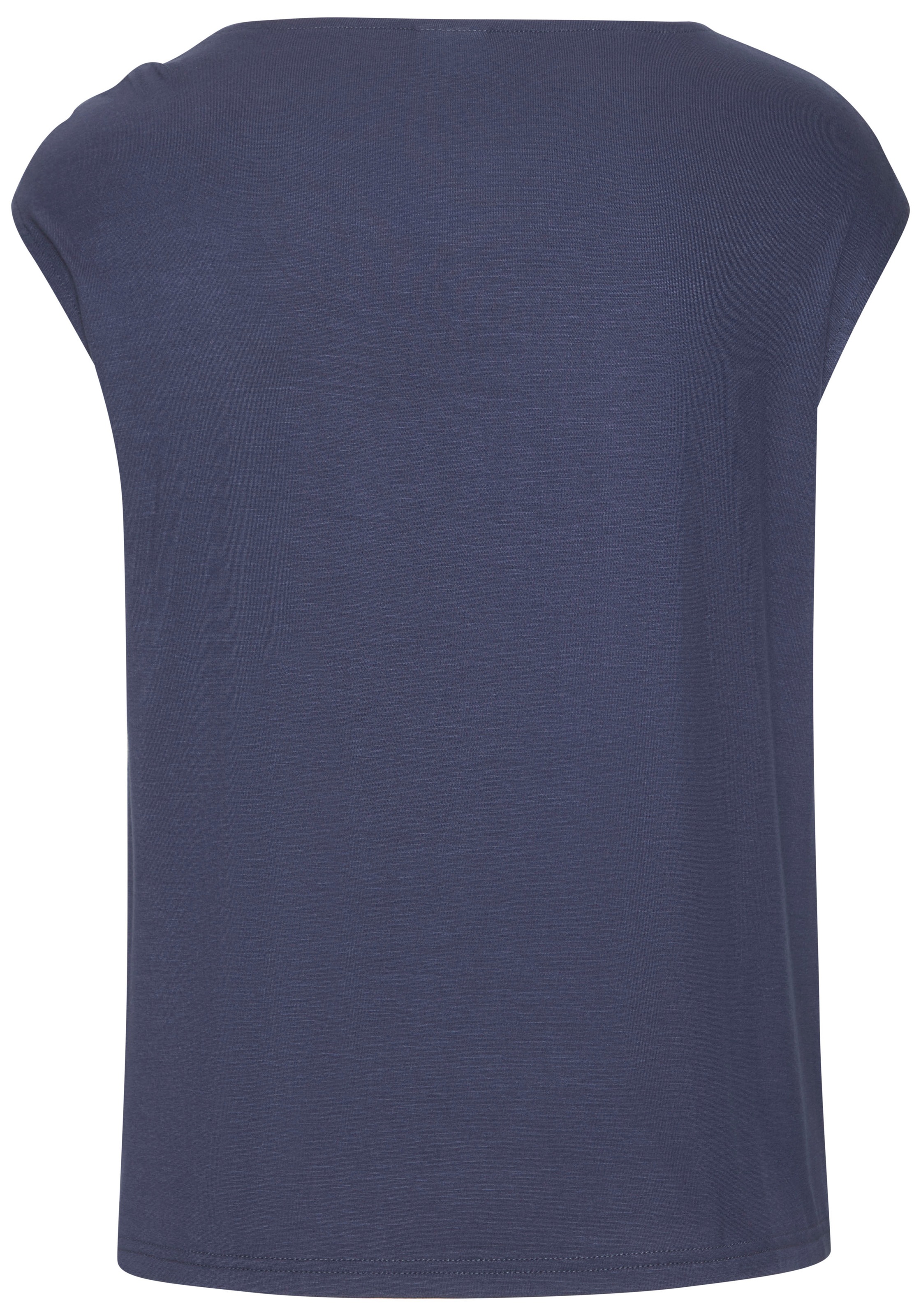 Vivance Kurzarmshirt, mit Zierschnalle, Sommertop, casual