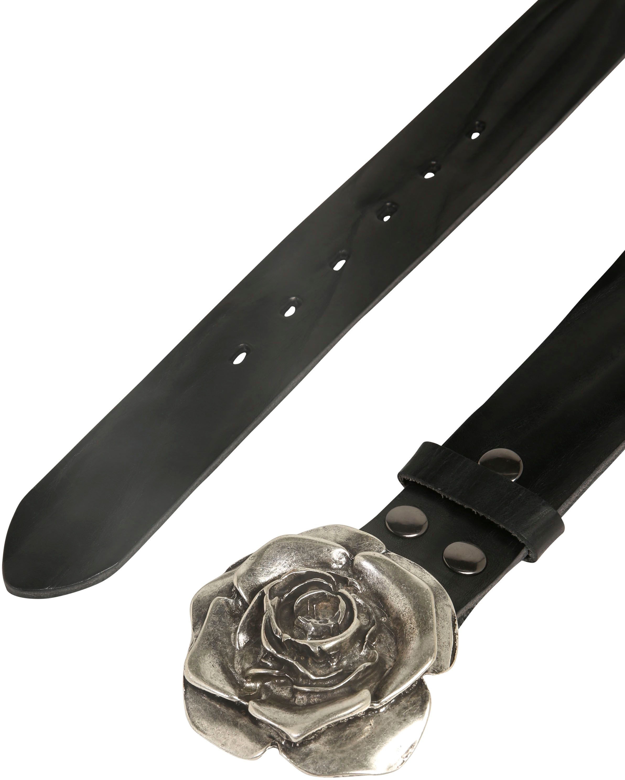 RETTUNGSRING by showroom 019° Ledergürtel, mit austauschbarer Schliesse >Rose