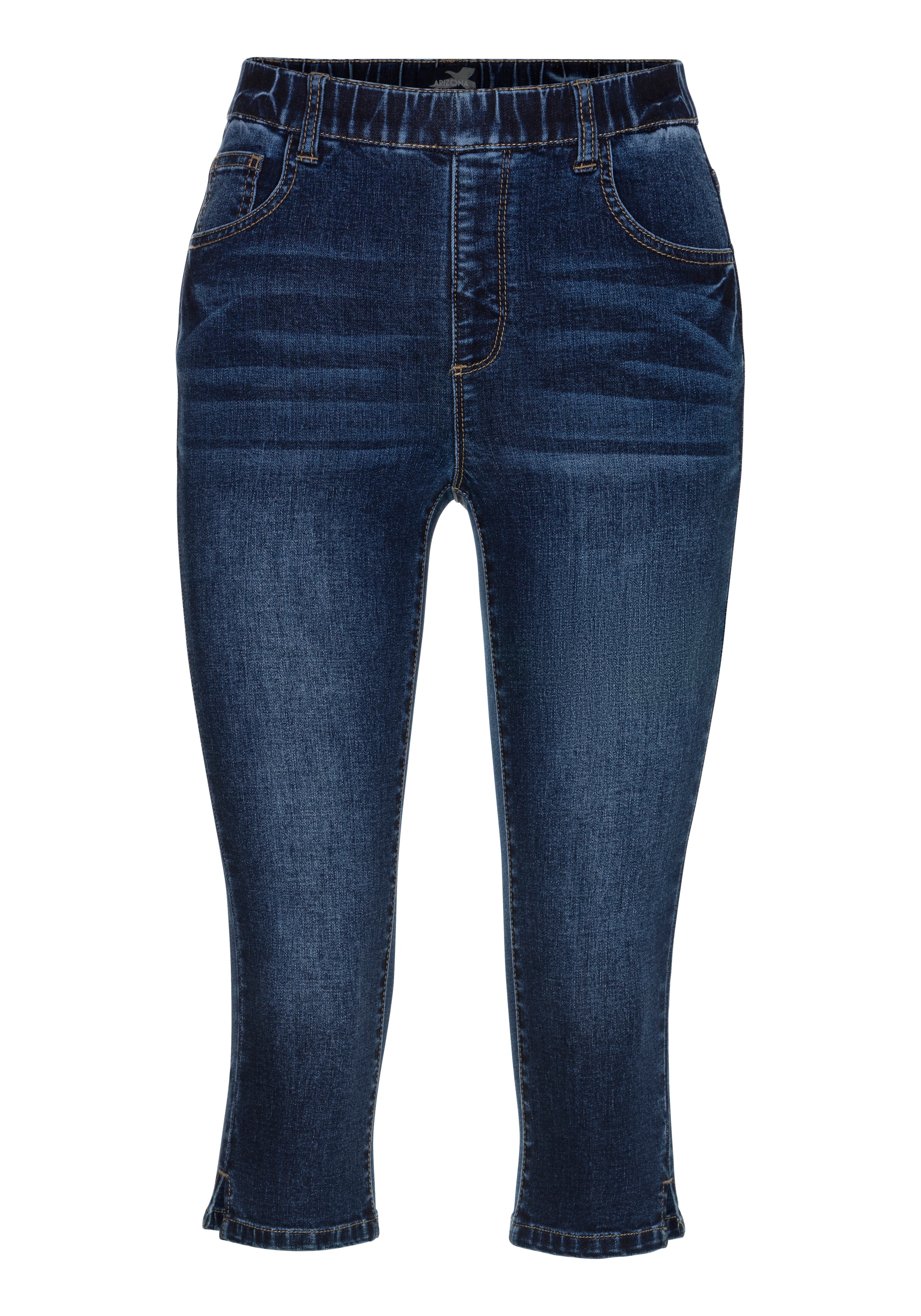 Arizona Caprijeans »Ultra-Stretch«, extra-eng geschnittene Beinform, hoher Bund, in Capri-Länge