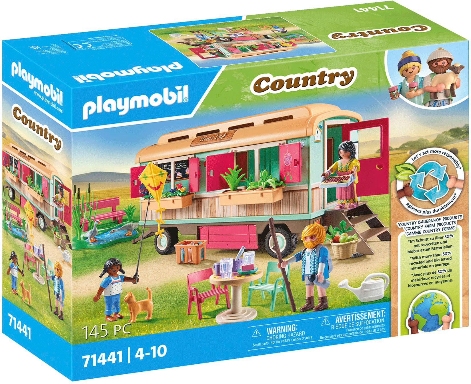 Konstruktions-Spielset »Gemütliches Bauwagencafé (71441), Country«, (145 St.),...