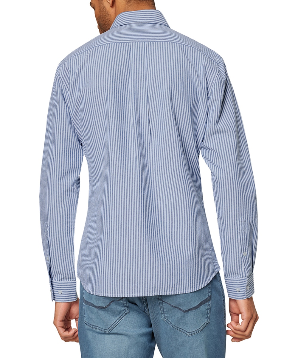 Pierre Cardin Streifenhemd, mit Button-Down-Kragen - Modern Fit