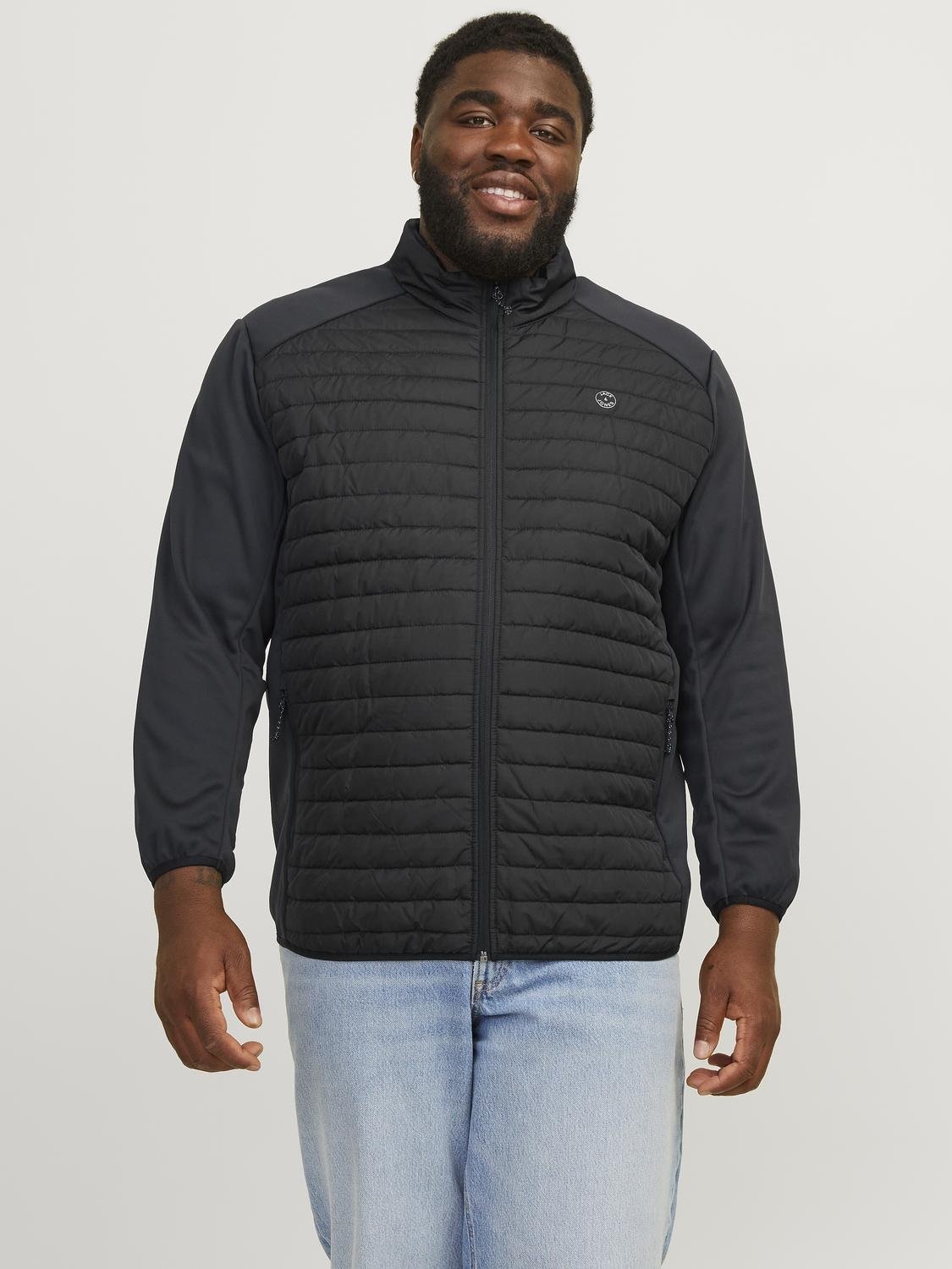 Jack & Jones PlusSize Hybridjacke »JJEMULTI QUILTED COLLAR NOOS PLS«, mit Kapuze