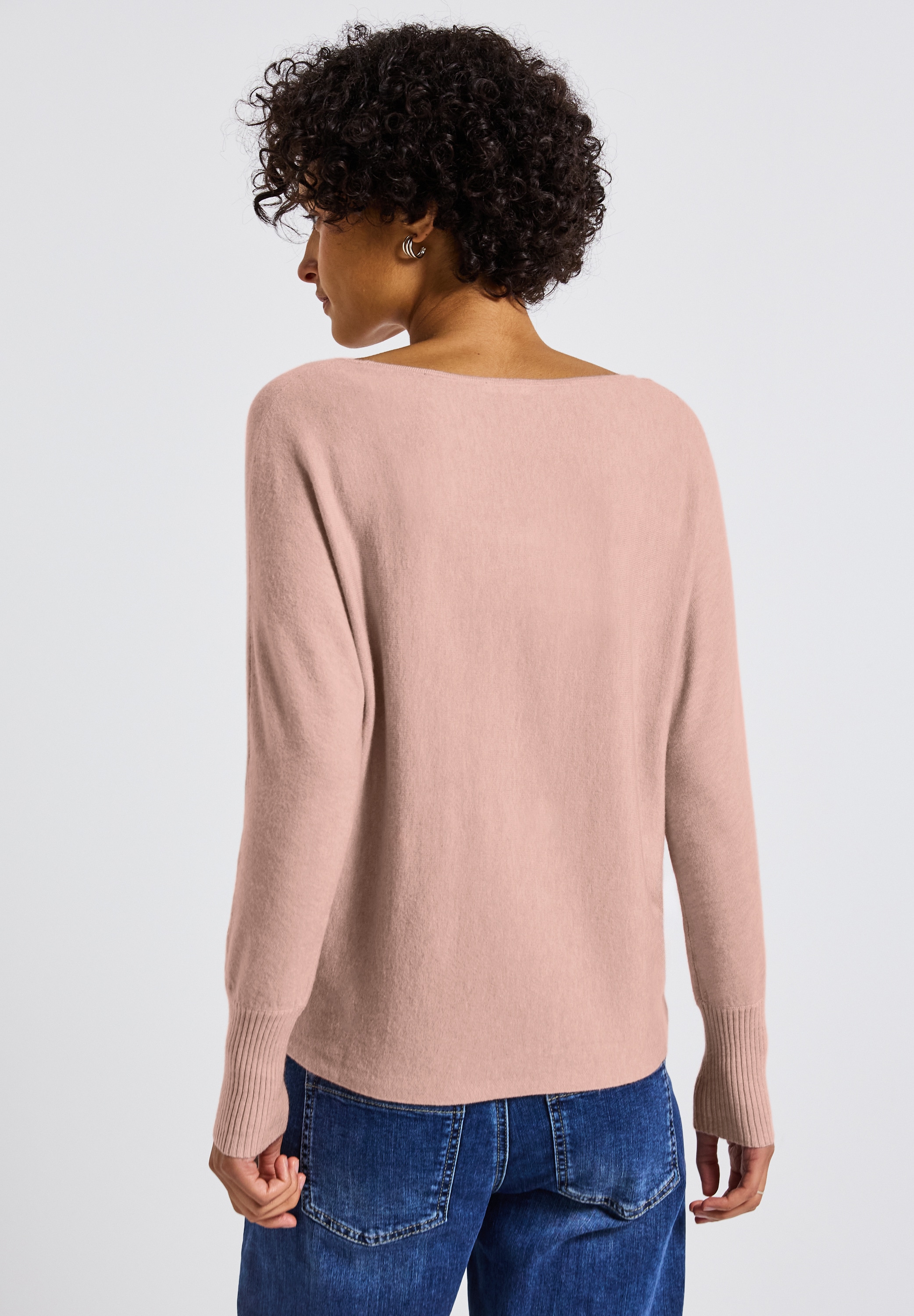 STREET ONE Strickpullover, mit Rippbündchen