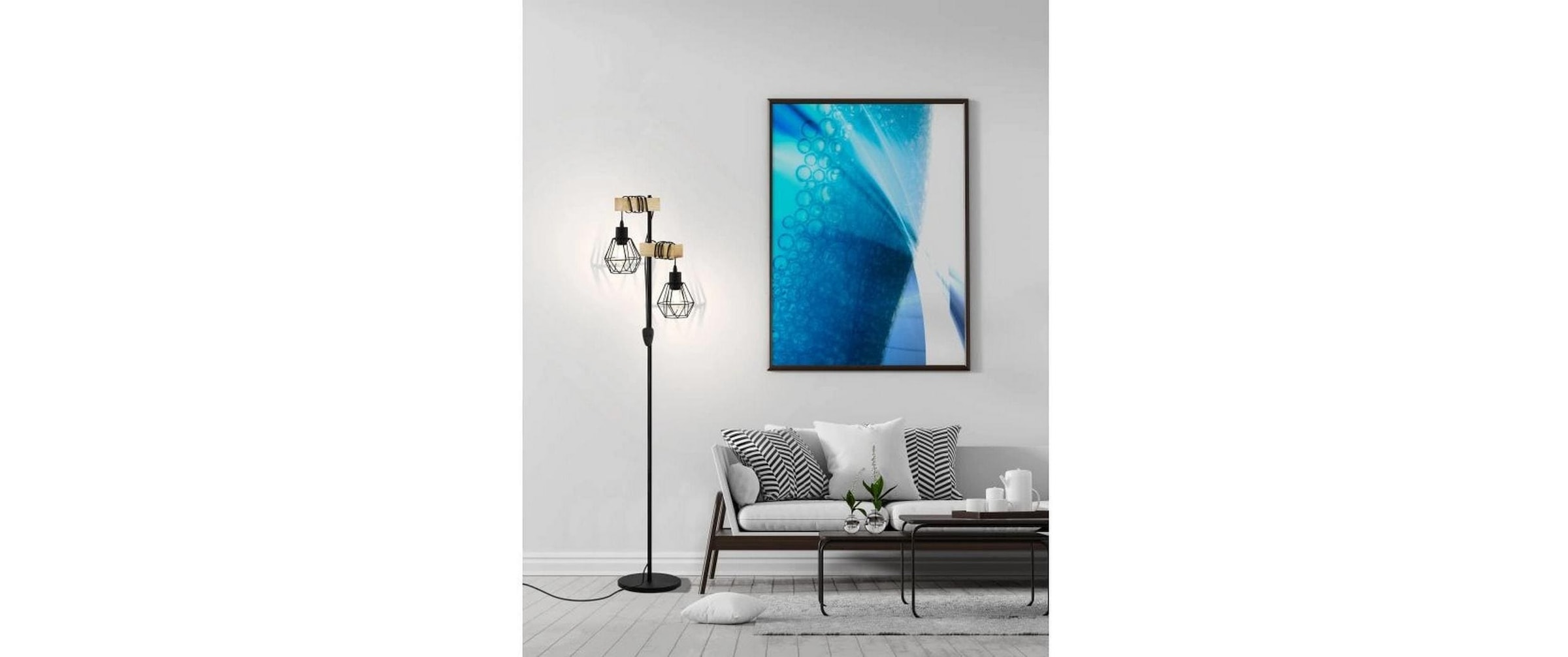 EGLO LED Stehlampe »TOWNSHEND 5 2 x E27«