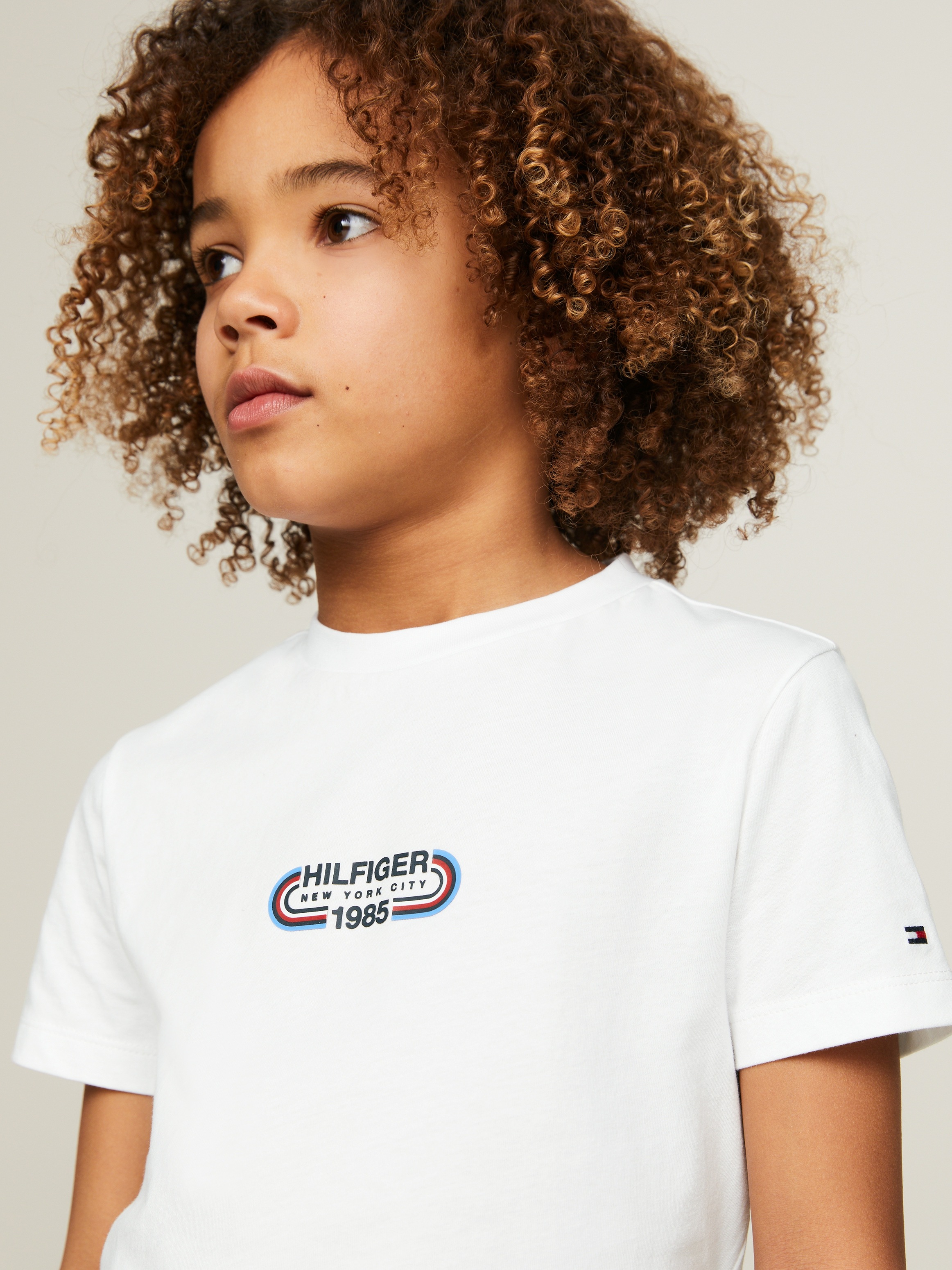 Tommy Hilfiger T-Shirt »HILFIGER TRACK TEE S/S«, Kinder bis 16 Jahre