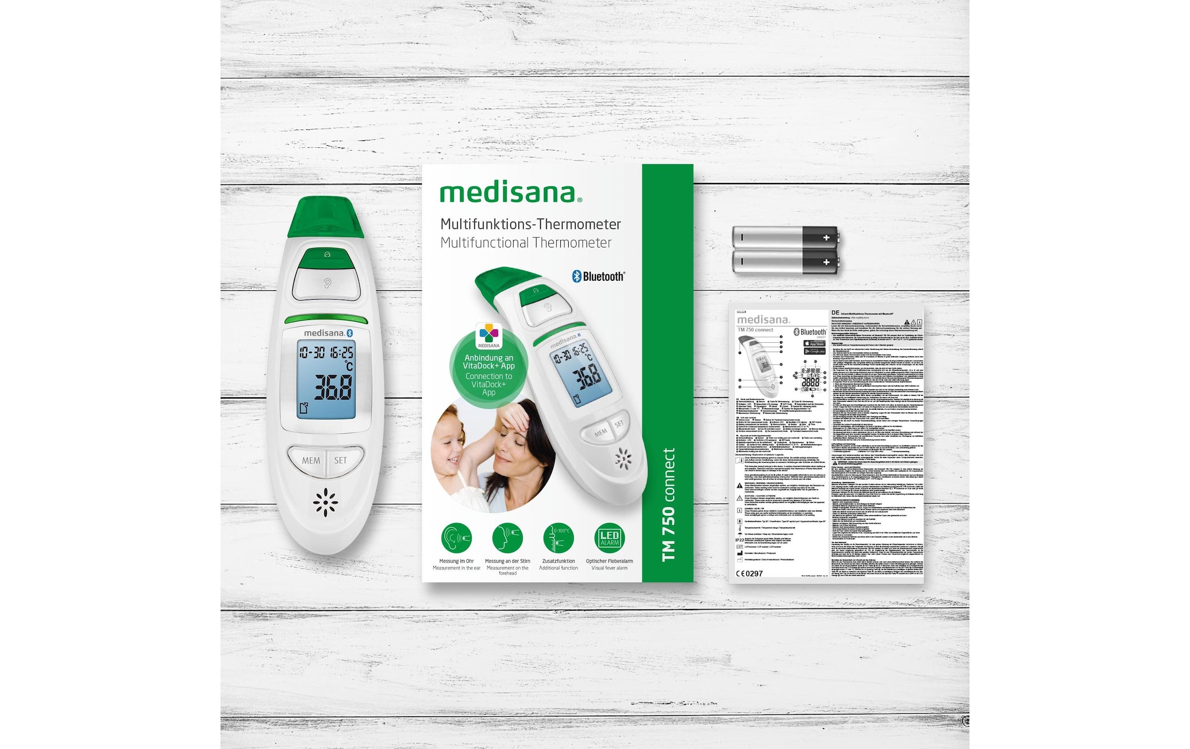 Medisana Fieberthermometer »TM750 Connect«