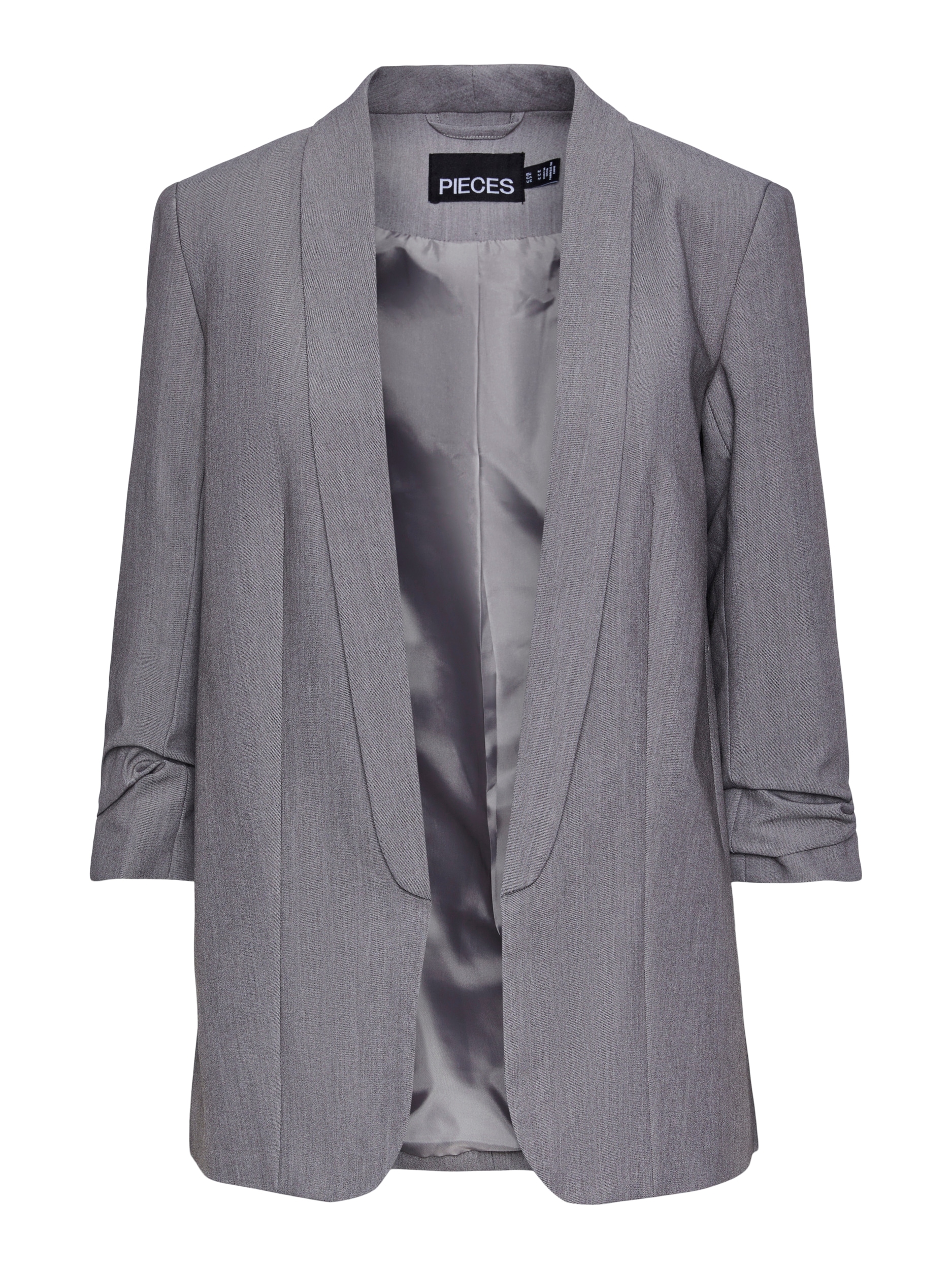 pieces Blusenblazer »PCBOSELLA 3/4 BLAZER NOOS«, mit Faltendetail am Ärmel
