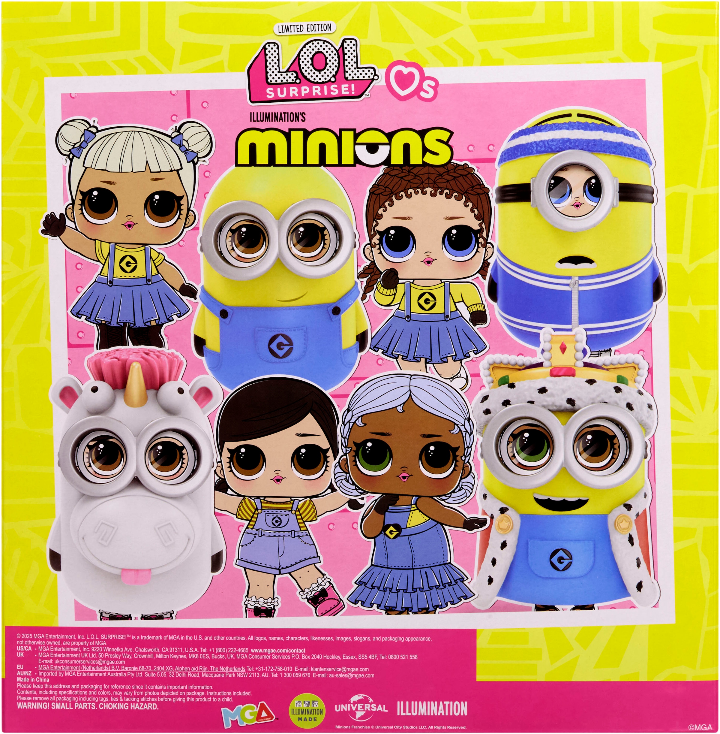 L.O.L. SURPRISE! Anziehpuppe »L.O.L. Surprise Loves Minions Tots«, Sortierte Lieferung