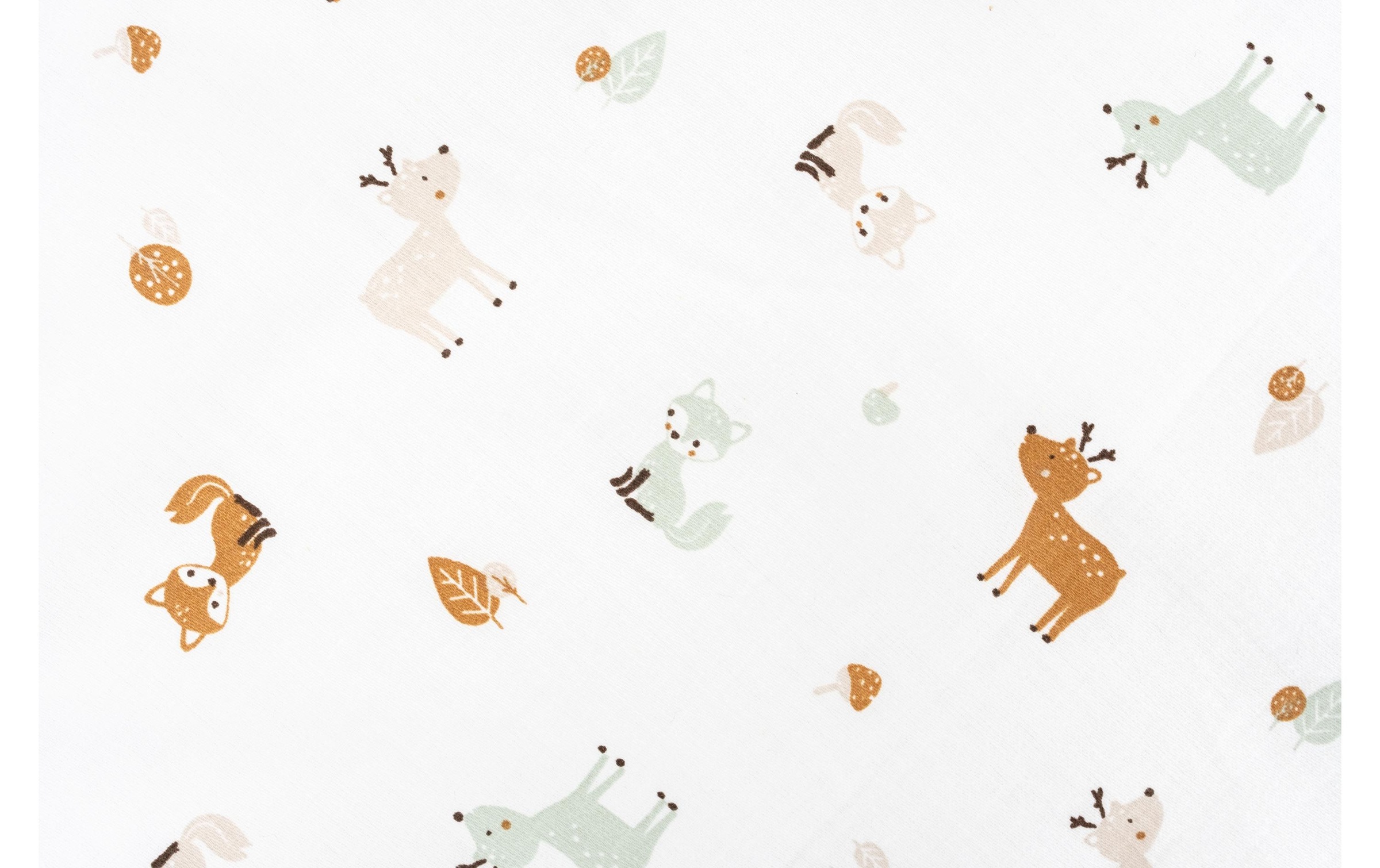 Träumeland Kinderbettwäsche »Waldtiere 100 x 135 cm + 40 x 60 cm«