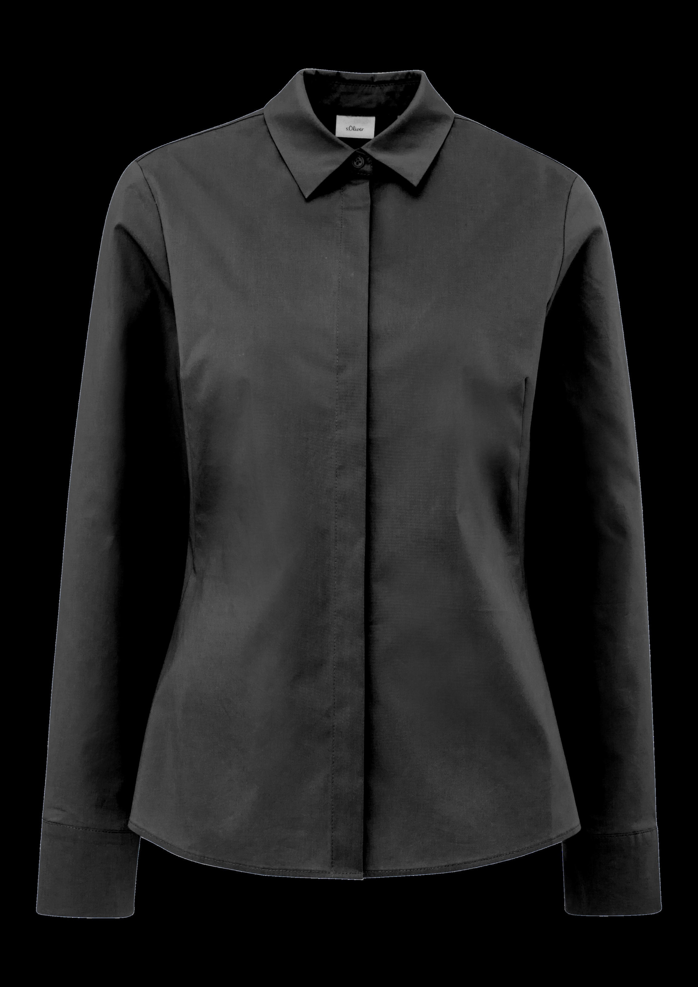 s.Oliver BLACK LABEL Klassische Bluse, mit verdeckter Knopfleiste online  bestellen | Jelmoli-Versand