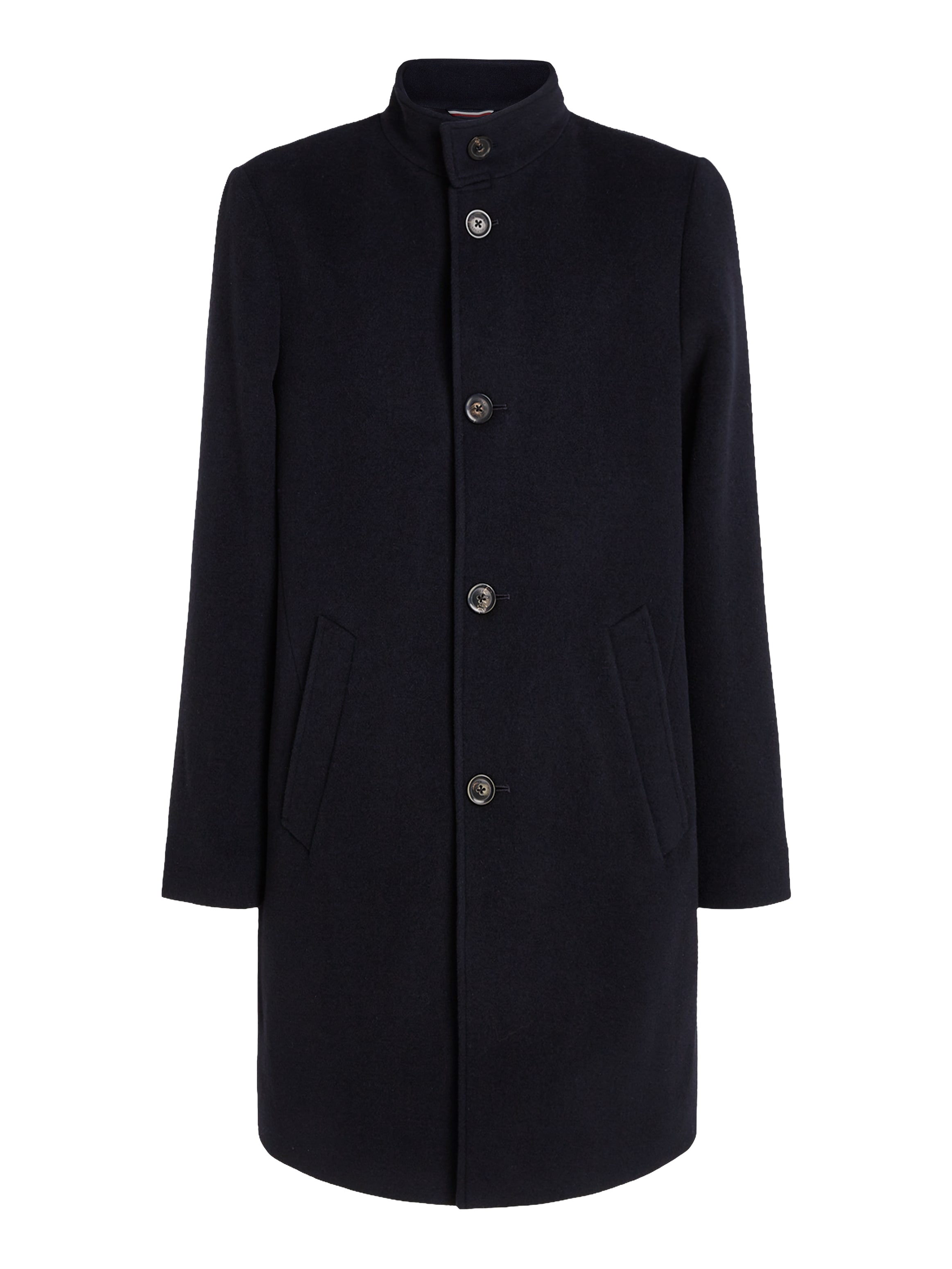 Tommy Hilfiger Wollmantel »DC STAND COLLAR WOOL MIX COAT«