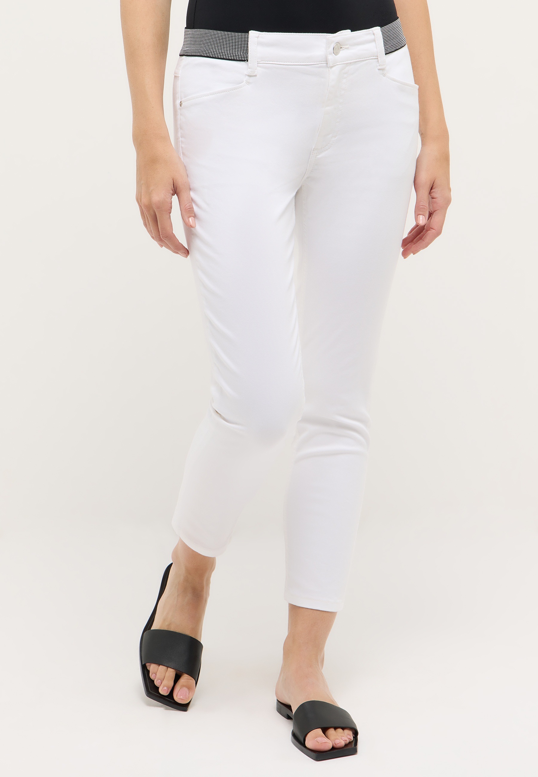 ANGELS 7/8-Hose »ORNELLA SPORTY« mit auffälligem Bund