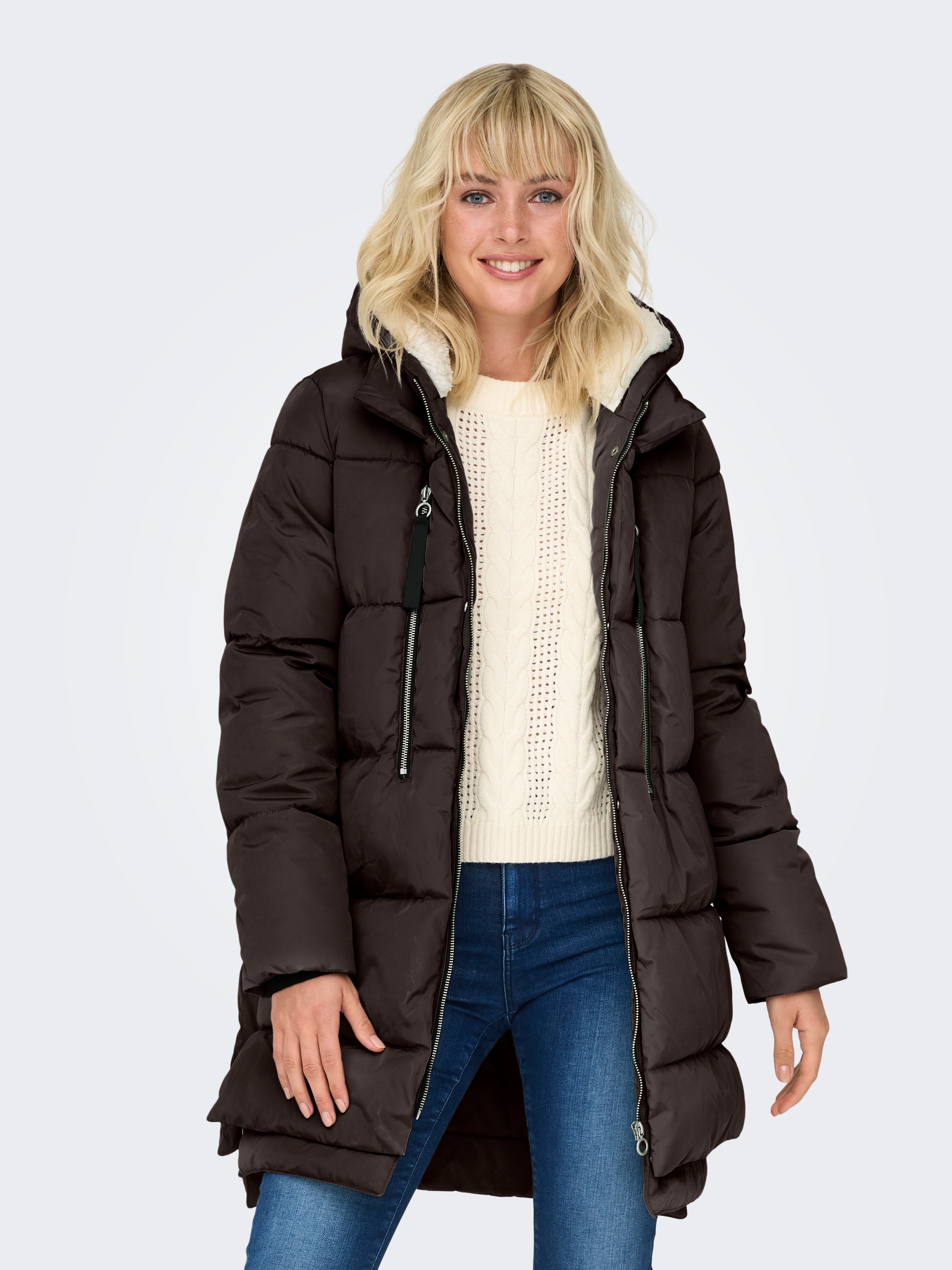 ONLY Steppmantel »ONLNEWNORA LONG PUFFER COAT LIFE CC OTW«