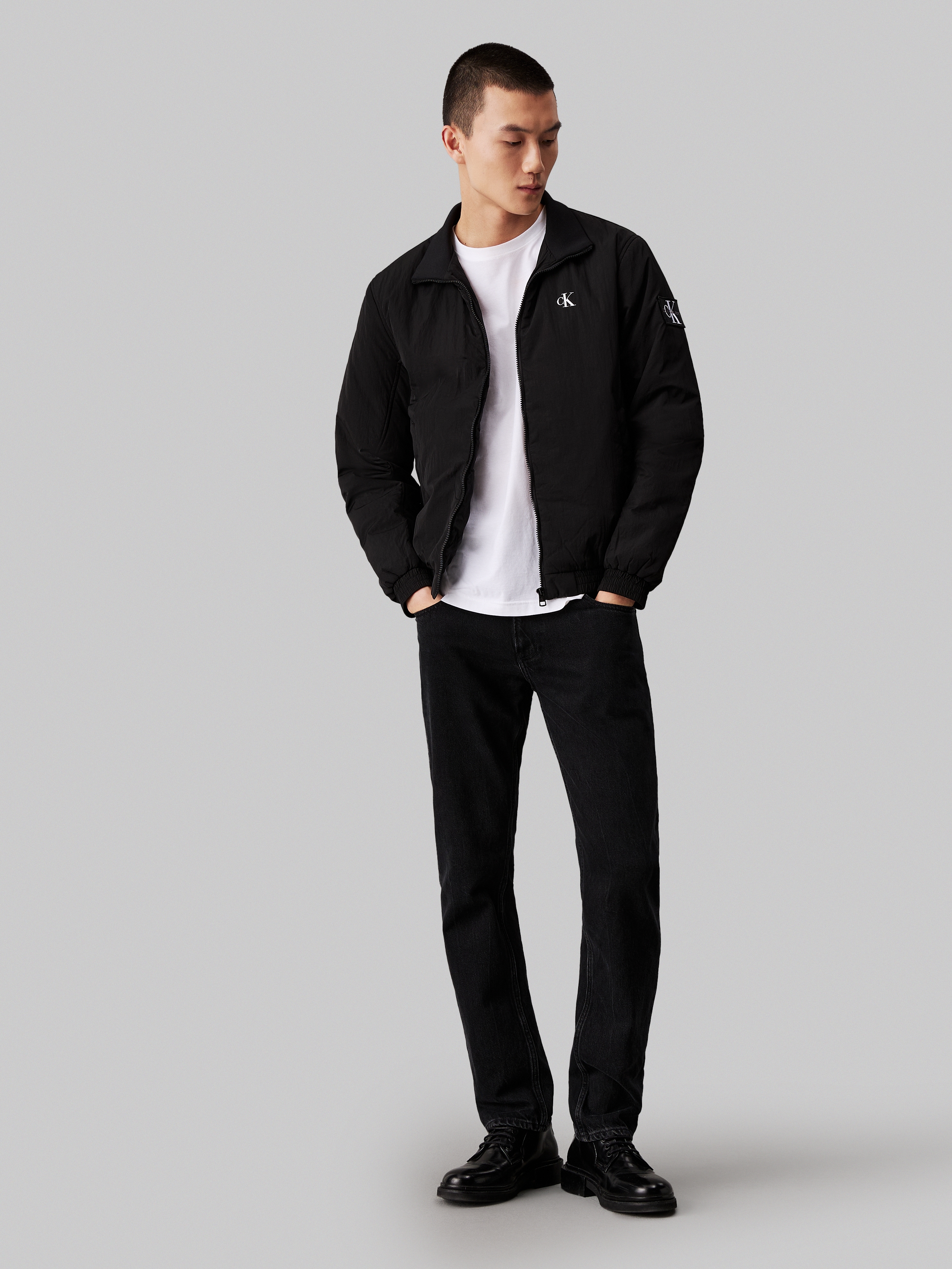 Calvin Klein Jeans Collegejacke »PADDED HARRINGTON«, mit Logoprägung