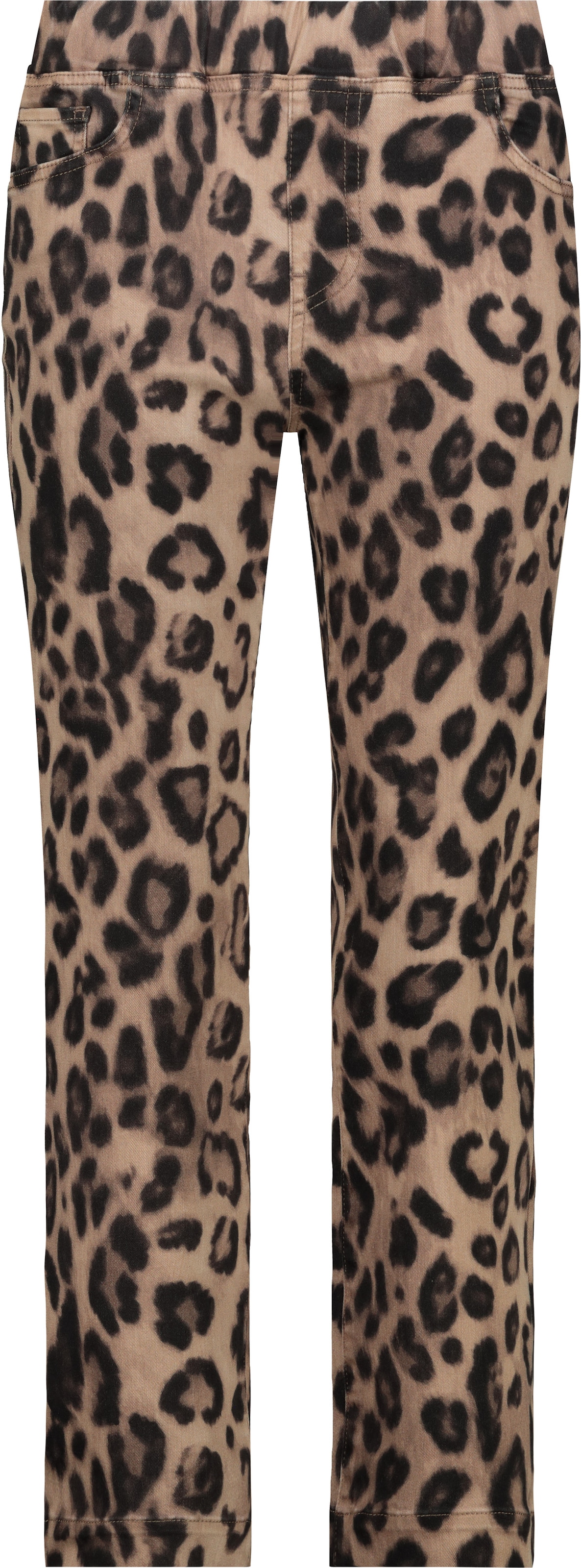Monari Röhrenhose, mit Animalprint