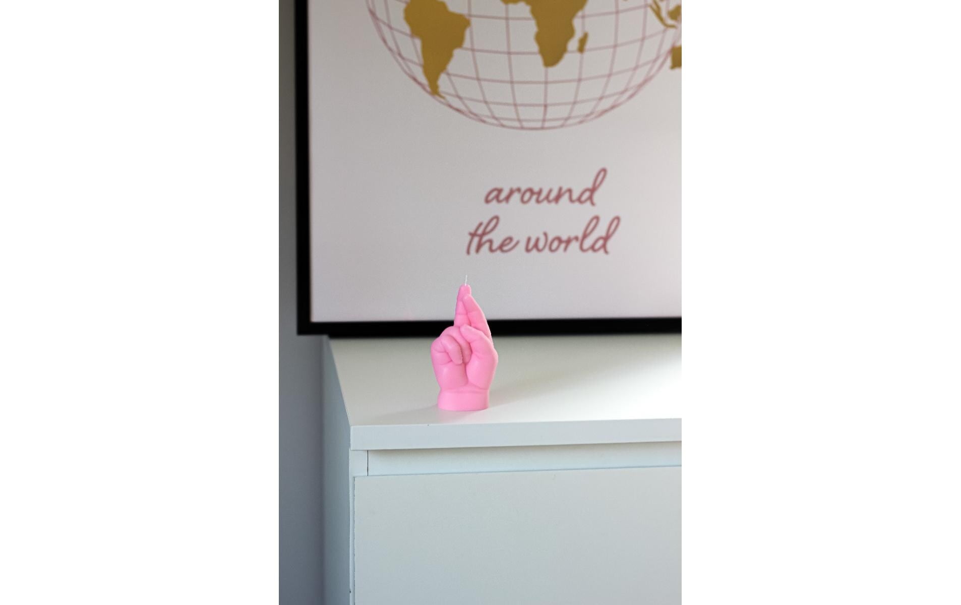 Formkerze »Mandatus Candle Hand Baby Crossed Fingers«