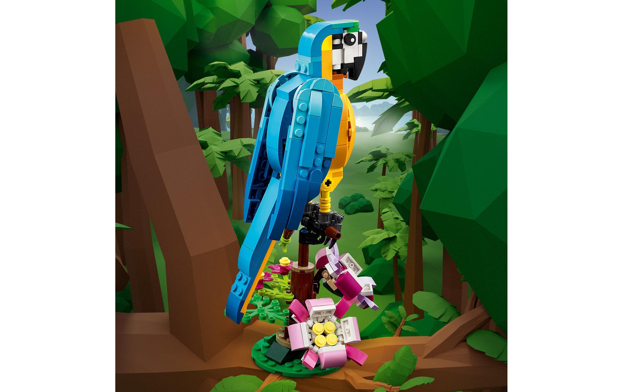 LEGO® Konstruktionsspielsteine »Papagei«