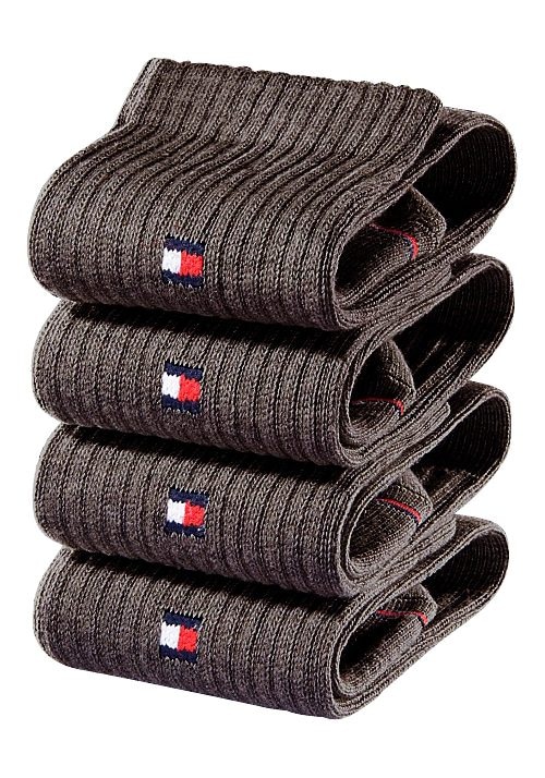 Tommy Hilfiger Socken, (4 Paar), mit Fussfrottee