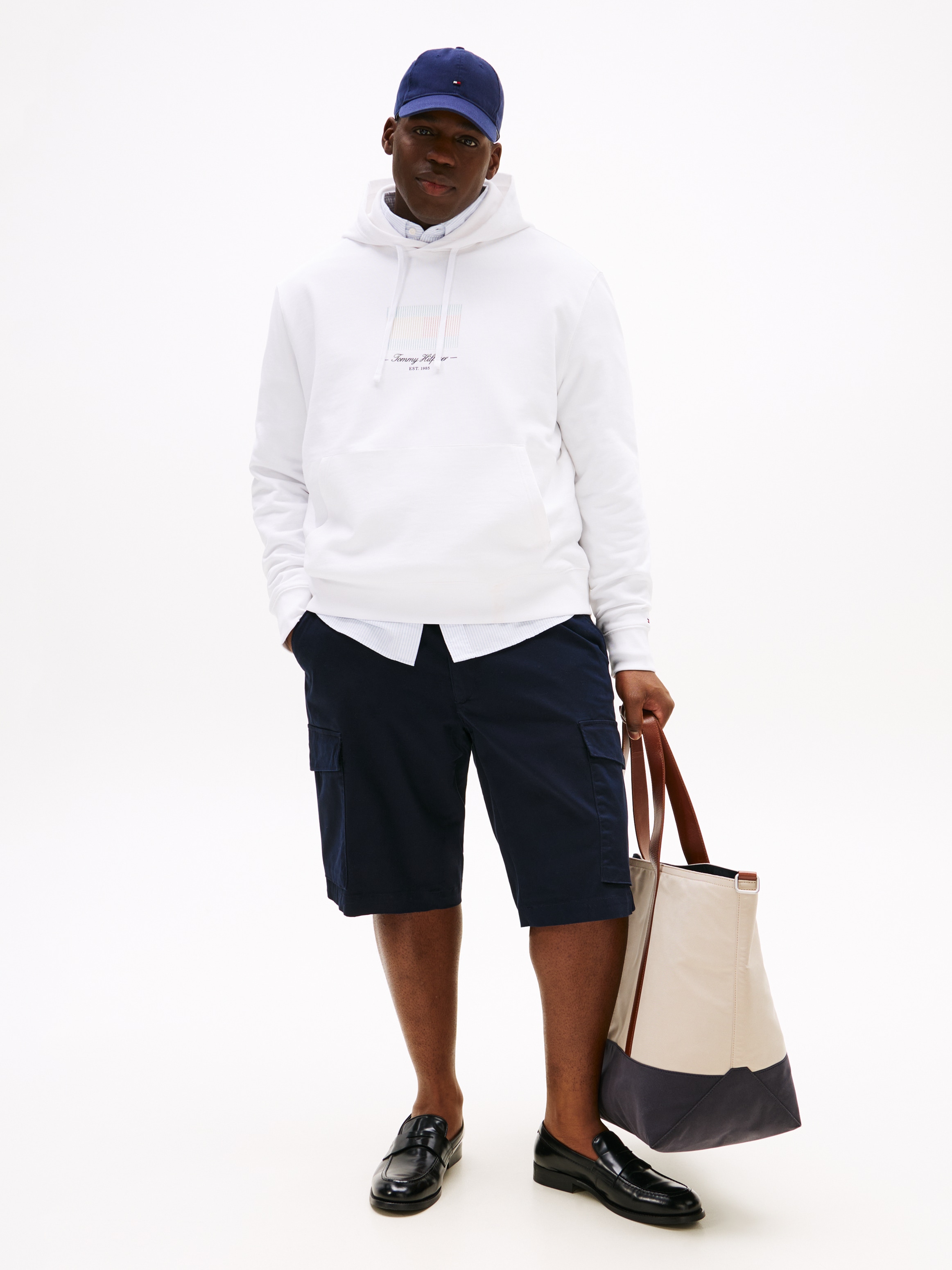 Tommy Hilfiger Big & Tall Kapuzensweatshirt »BT-ITHACA FLAG HOODIE-B«, Grosse Grössen