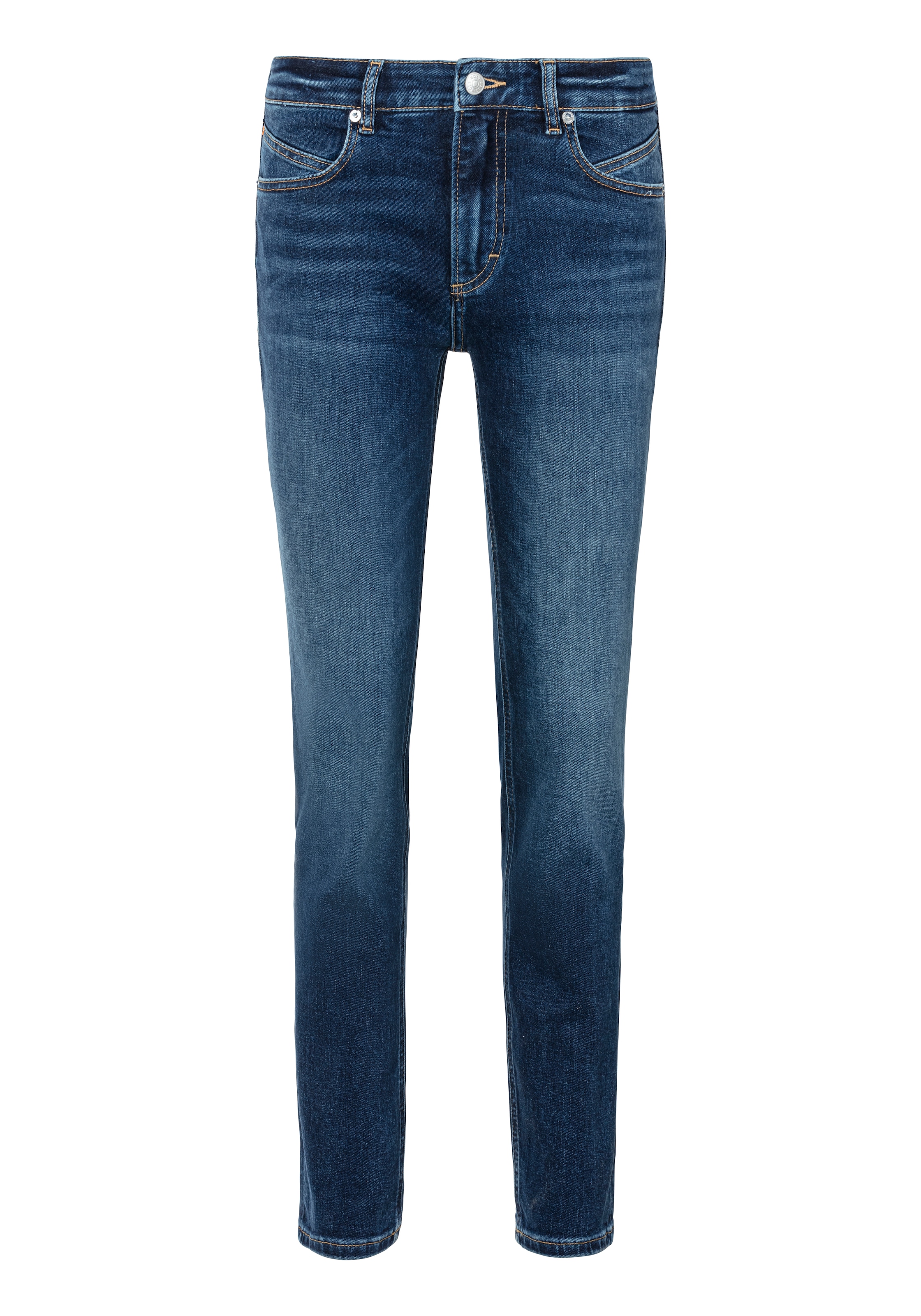 BOSS ORANGE Slim-fit-Jeans »Jackie Mid Rise, Mid Waist Premium Damenmode«, (BOSS ORANGE DENIM), Mid Waist