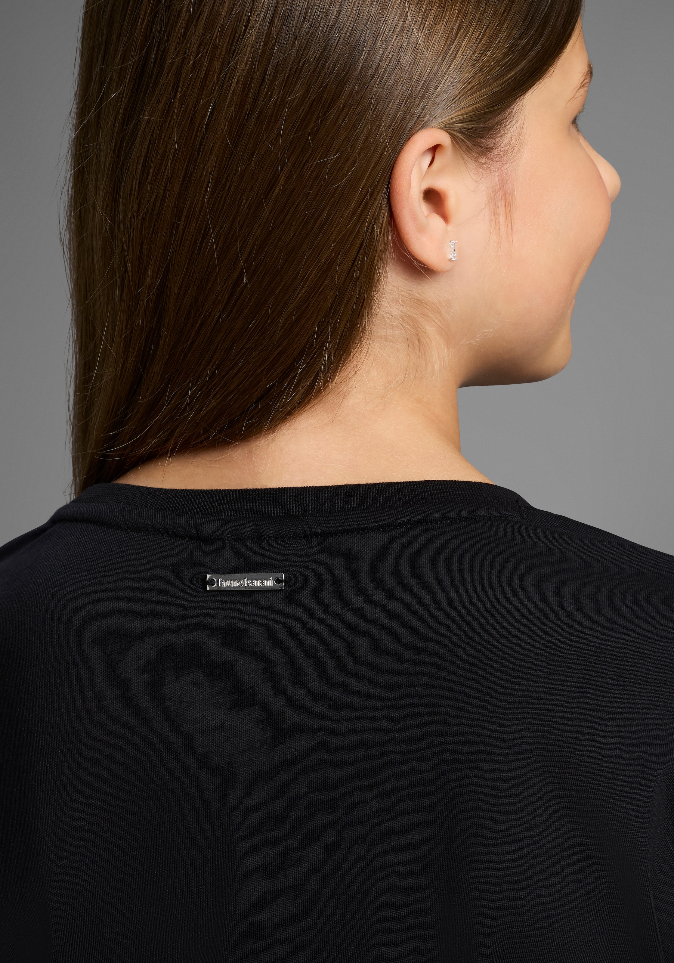 Bruno Banani Langarmshirt »Shirt mit Paillettendetails«, NEU: BRUNO BANANI für TEENS! Langarmshirt mit Pailletten