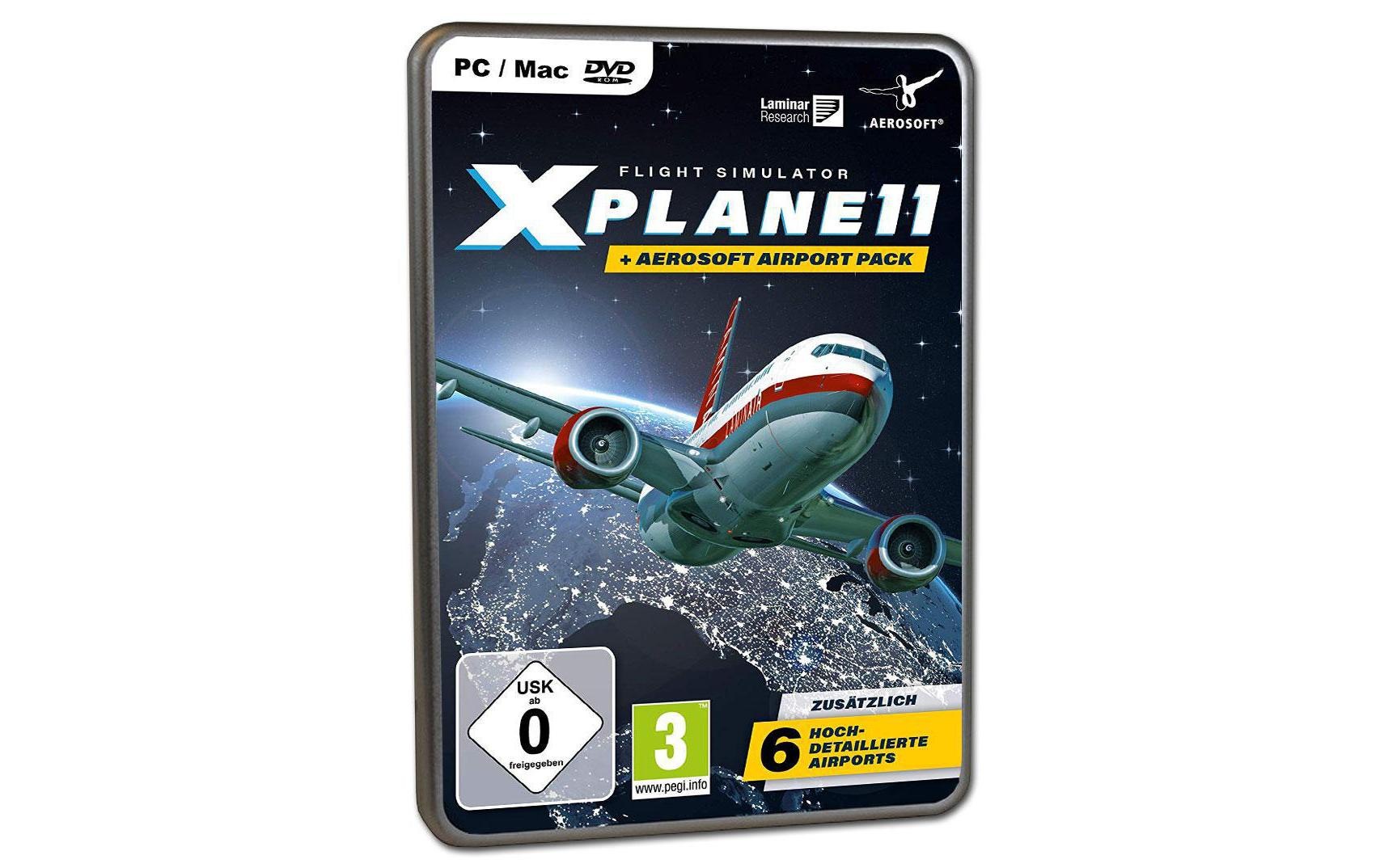 Spielesoftware »GAME X-Plane 11 + Aerosoft Airport Pack«, PC