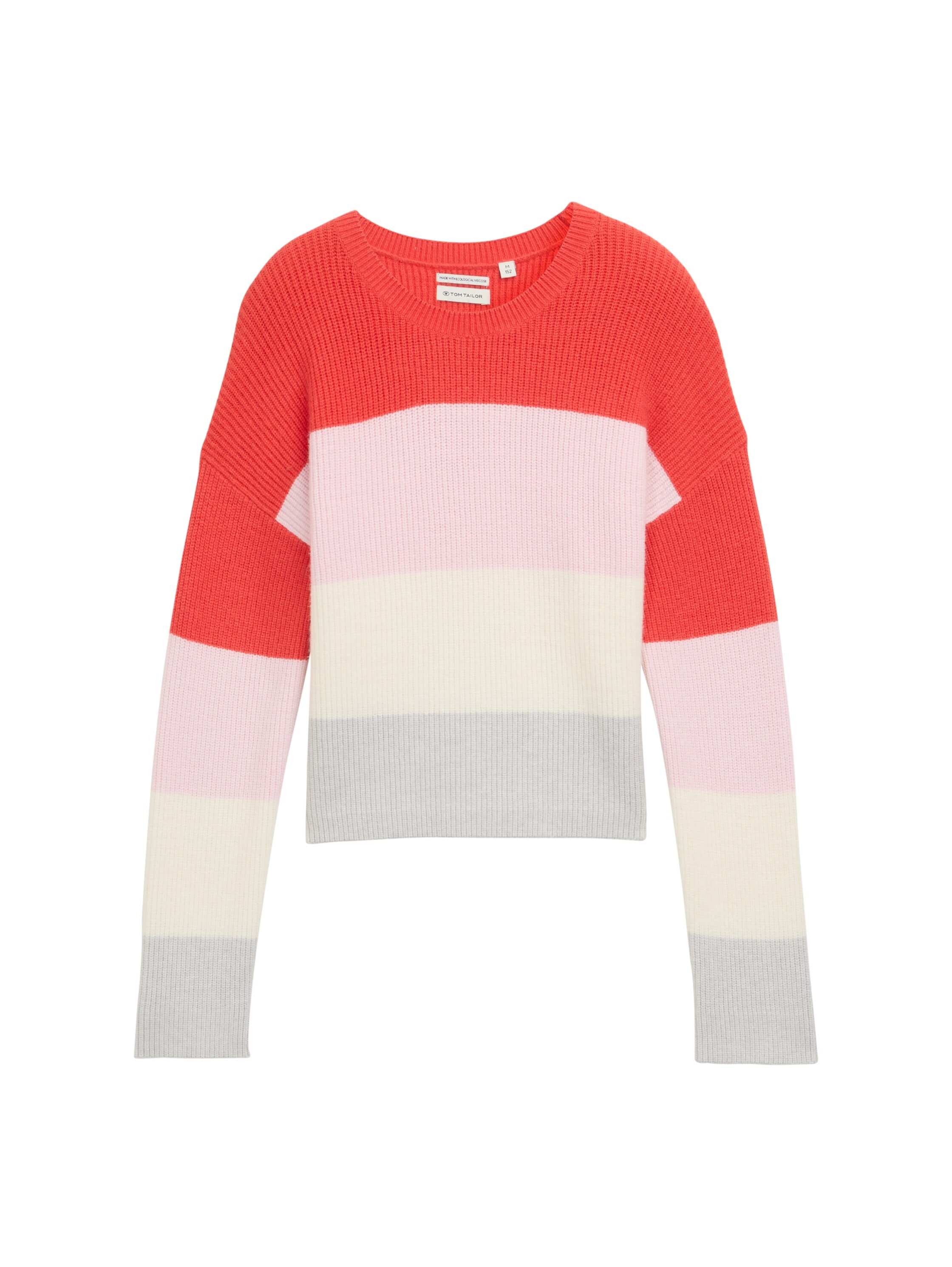 TOM TAILOR Strickpullover mit Colour Blocking