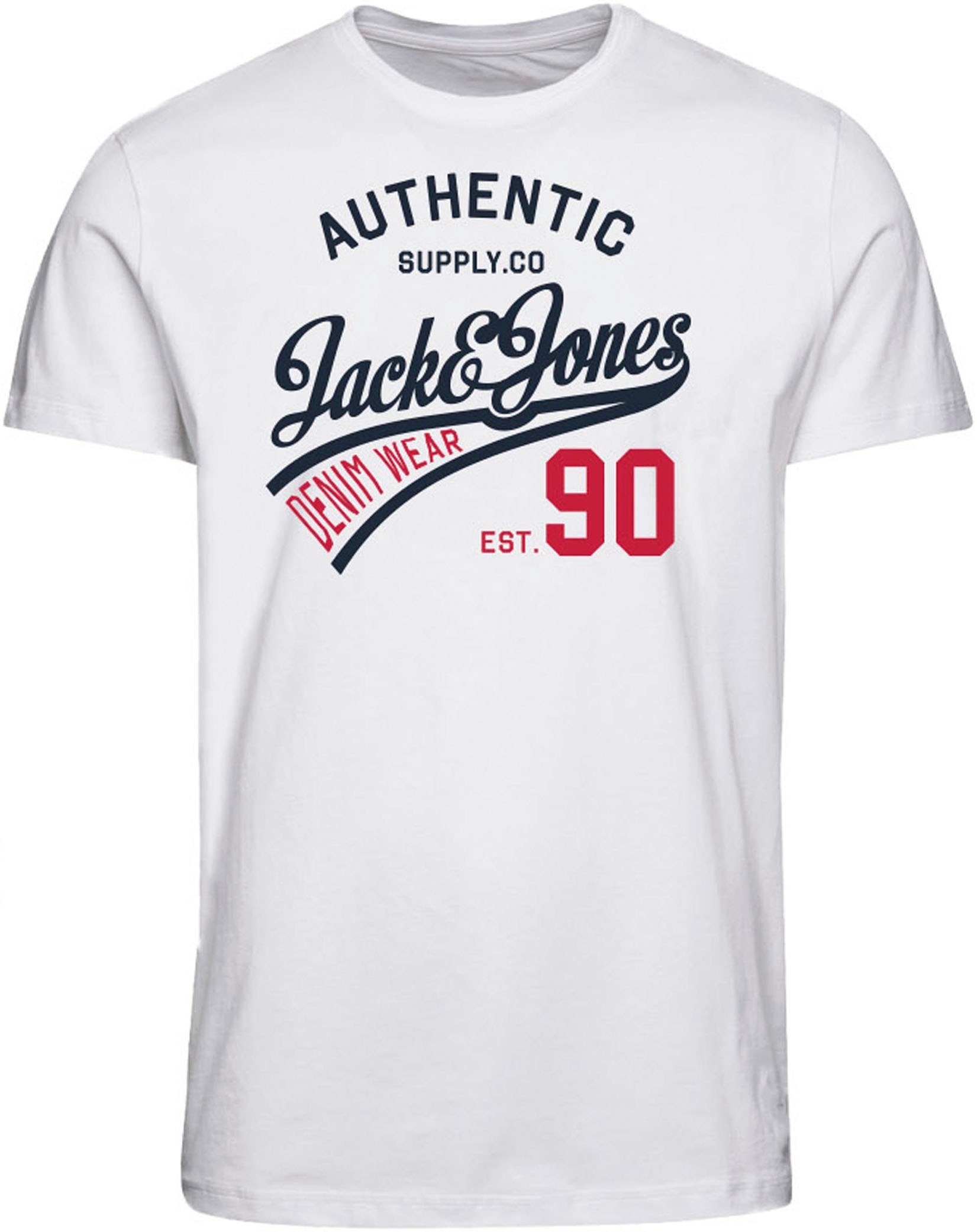 Jack & Jones Rundhalsshirt »JJETHAN TEE SS CREW NECK 3PK MP NOOS«, (Packung, 3 tlg., 3er-Pack)