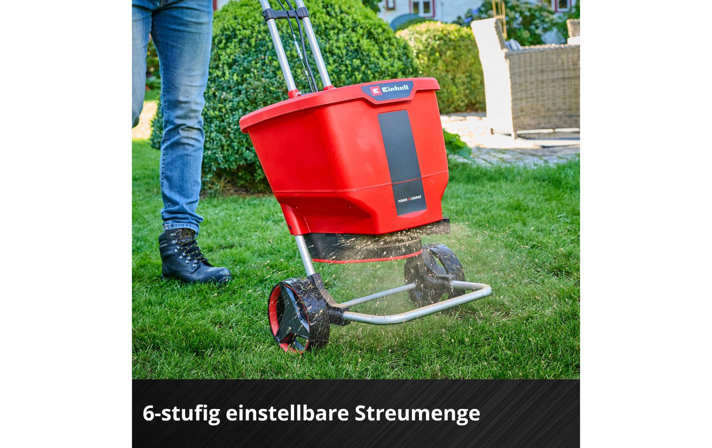 Einhell Streuwagen »GE-SR 18/22 Li-Solo«, (1 tlg.)