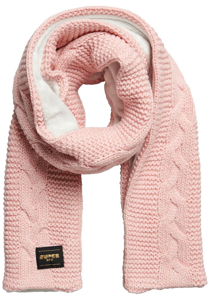 Superdry Strickschal »CABLE KNIT SCARF«