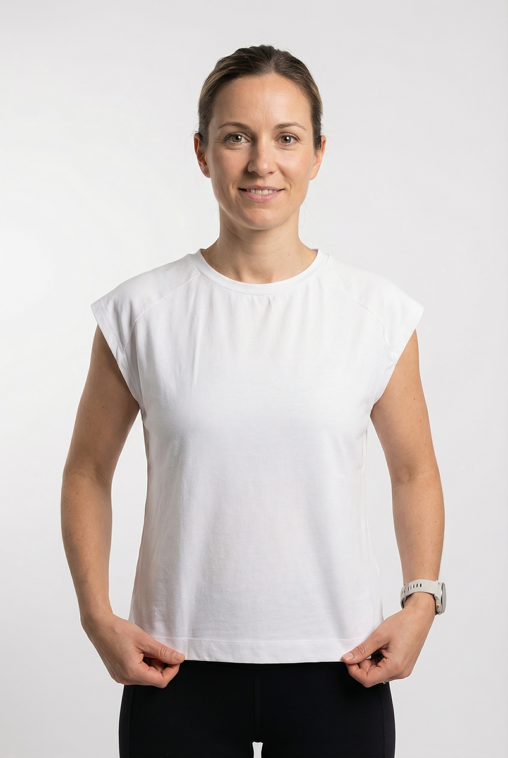 Cmp Damen Bianco Kurzarmshirt Kurzarm, Aus Baumwolle Und Polyester