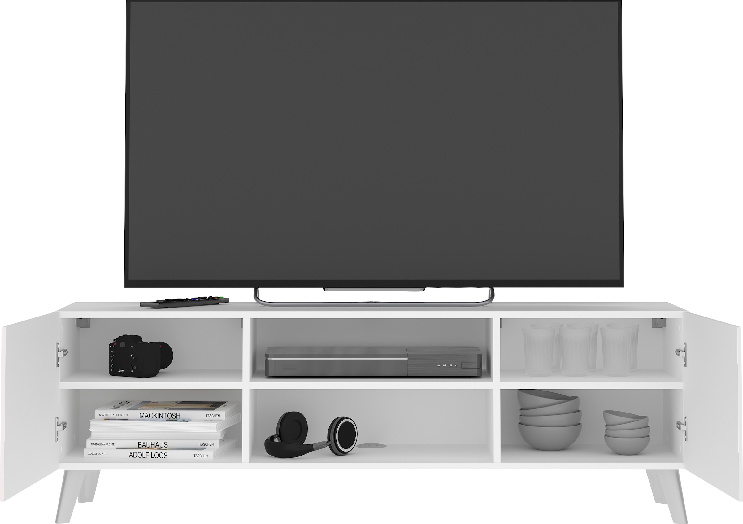 FMD TV-Board »Brighton«, Breite 140 cm, mit und ohne Schublade