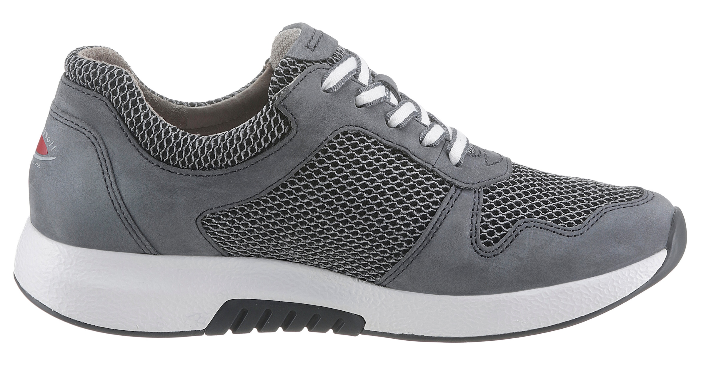 Gabor Rollingsoft Keilsneaker, mit OPTIFIT-Wechselfussbett, Freizeitschuh, Halbschuh, Schnürschuh