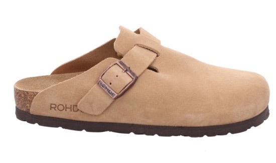 Rohde Pantoffel »ALBA« Schlappen, Hausschuh mit leichter Laufsohle in Weite G