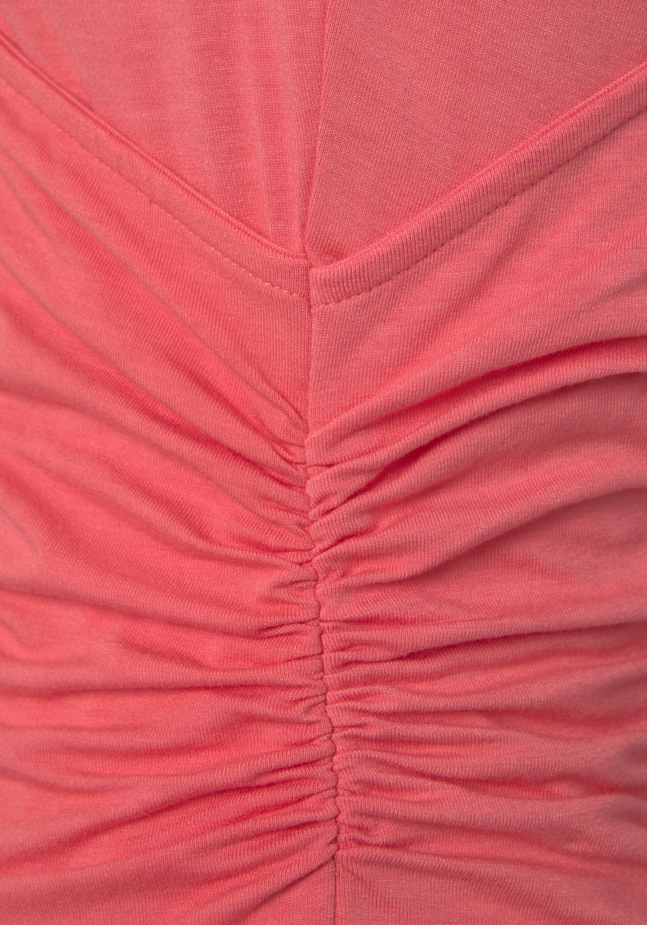 LASCANA Tanktop, mit Wickeloptik, Damentop mit Stretch und V-Ausschnitt