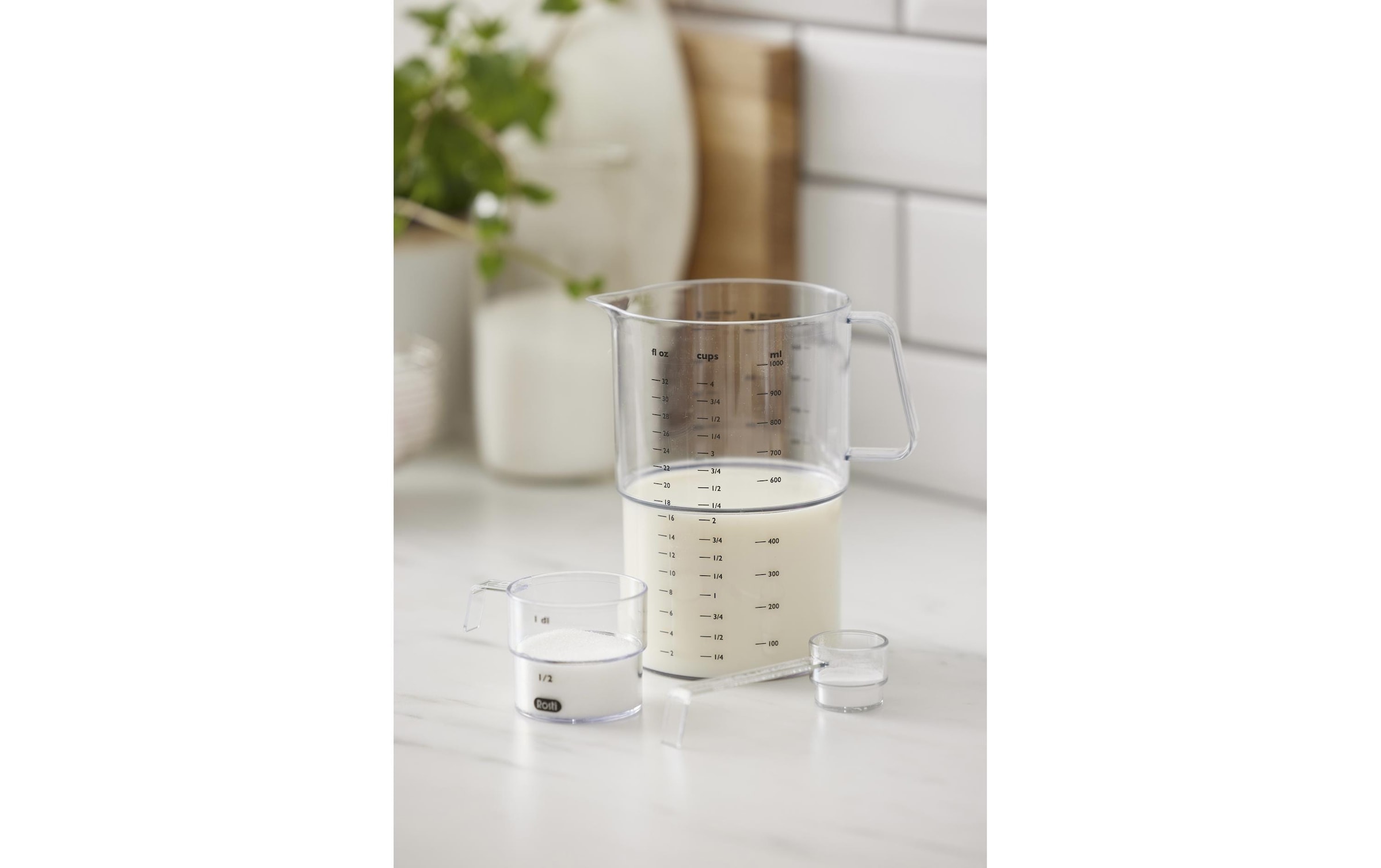 Messbecher »Rosti Mensura 11,15 dl«, Kunststoff, (3 St.)