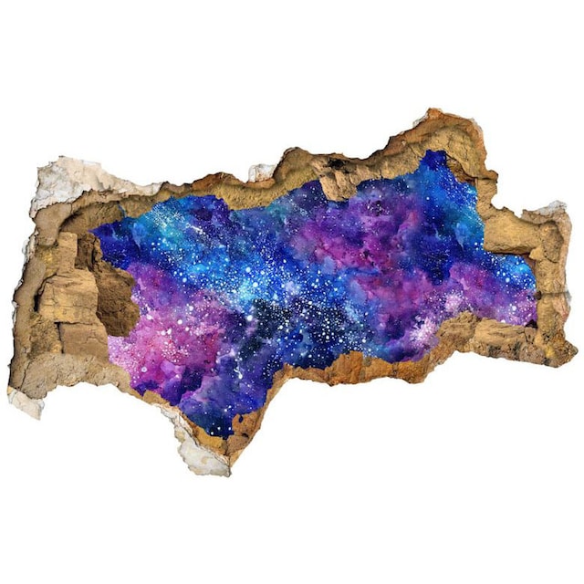 Wall-Art St.) bestellen Wandtattoo (1 Sterne«, online 3D | Weltall Jelmoli-Versand Sticker »Nebula