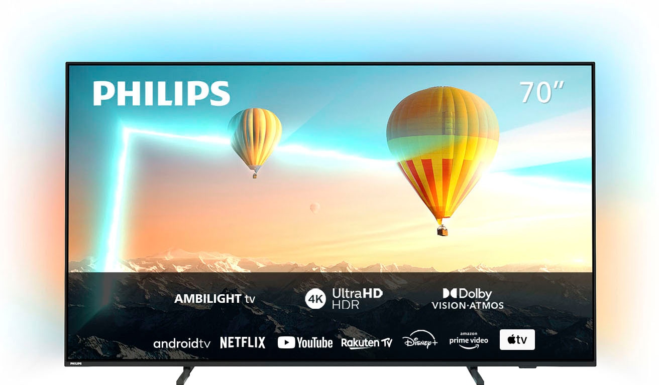 Philips LED-Fernseher »70PUS8007/12«, 177 cm/70 Zoll, 4K Ultra HD, Android TV-Smart-TV kaufen