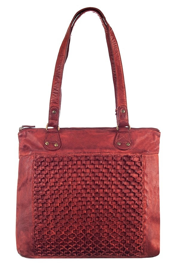 GreenLand Nature Henkeltasche »FEMI & NINE«, mit schönen Flecht Details kaufen