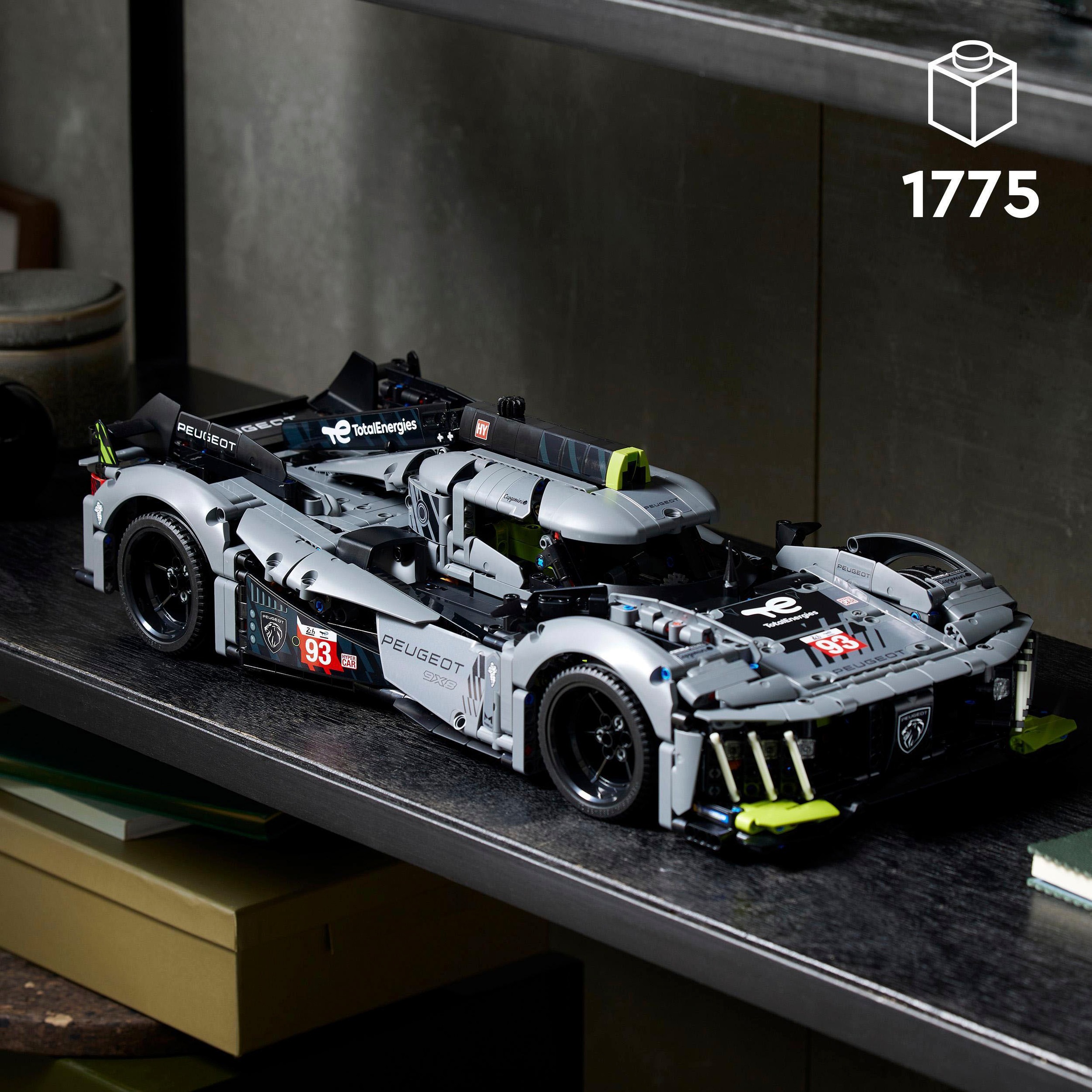 LEGO® Konstruktionsspielsteine »PEUGEOT 9X8 24H Le Mans Hybrid Hypercar (42156), LEGO® Technic«, (1775 St.)